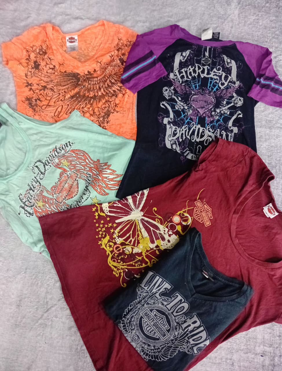 CR6707 Y2K Harley Baby Tees