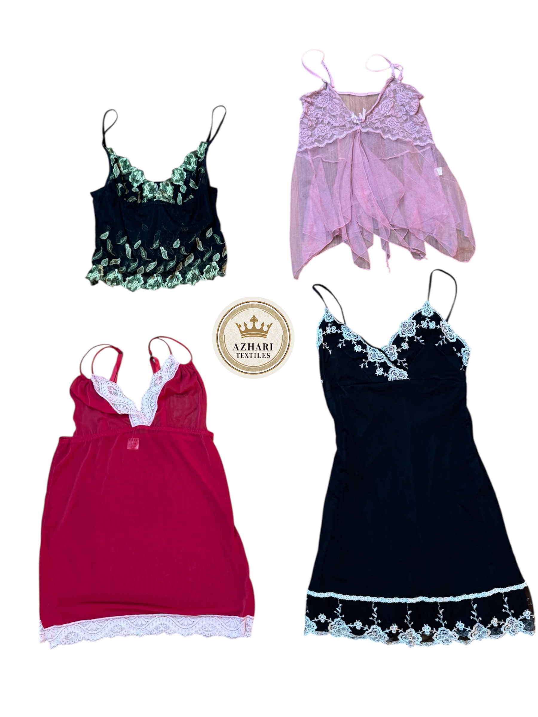 Y2K Multi Colure Seidennegliés 10 Stk für 568