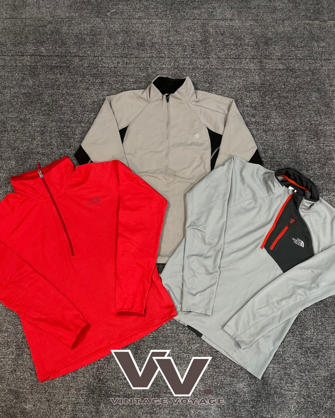 The North Face Zipper Sweatshirts #21226