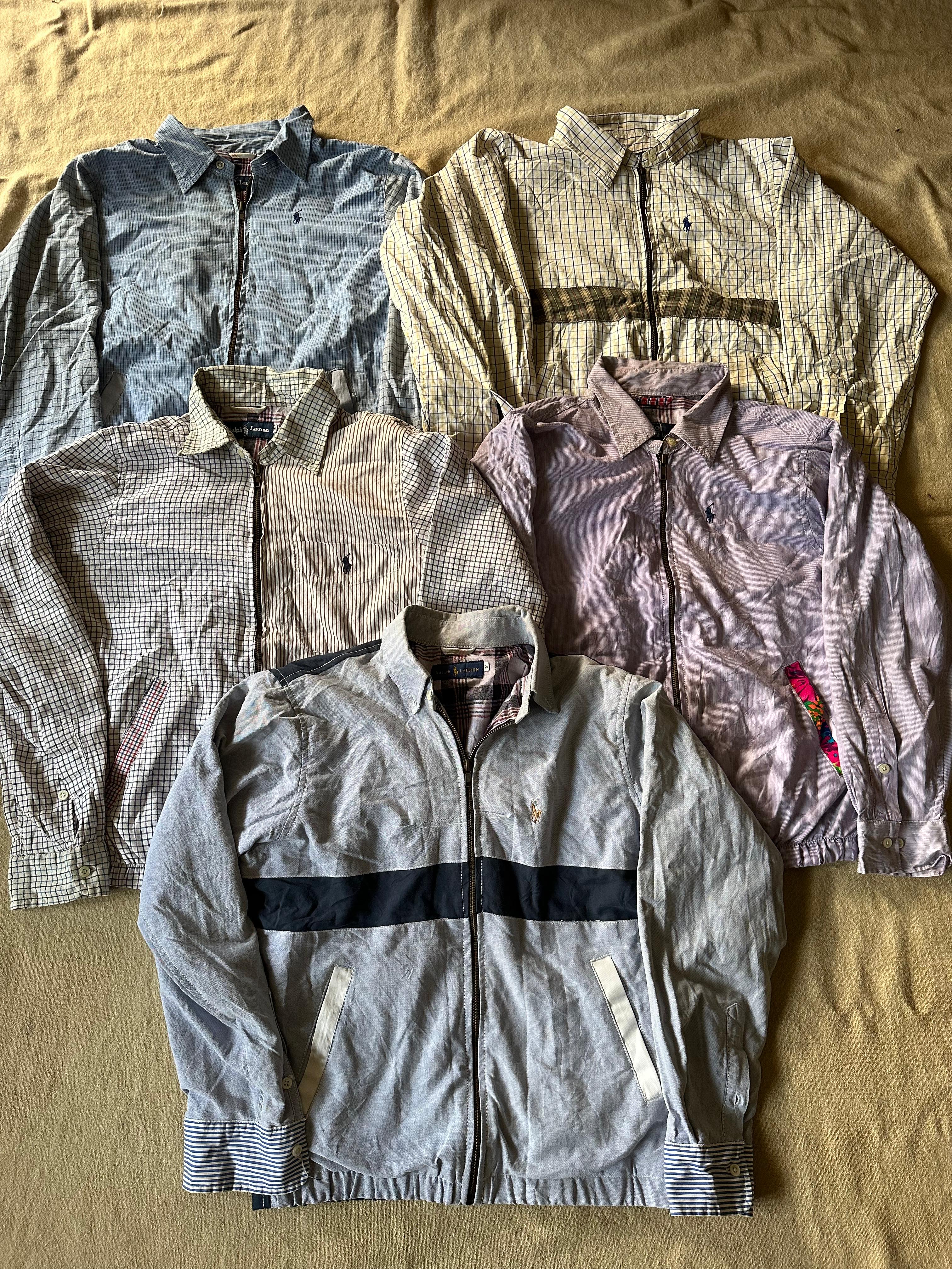 Ralph lauren upcycled harrington jackets