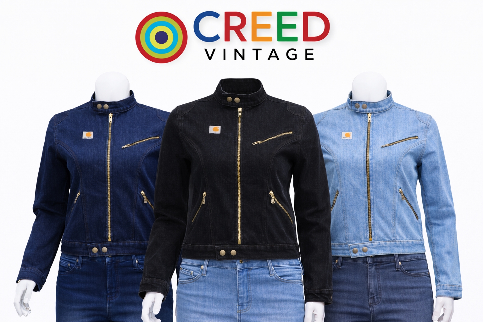 CR1353 Jaqueta de Motociclista em Denim Reciclado ..