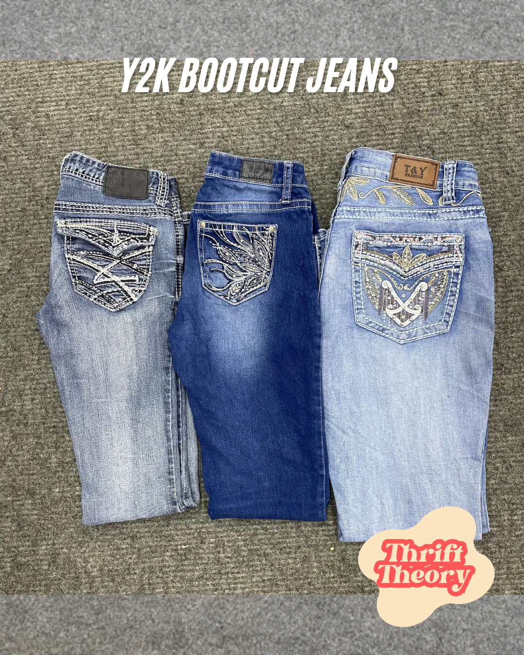 Y2K Bootcut Jeans - (22/02)