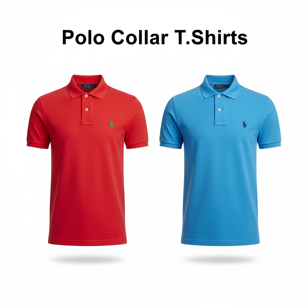Polo collar t.shirt