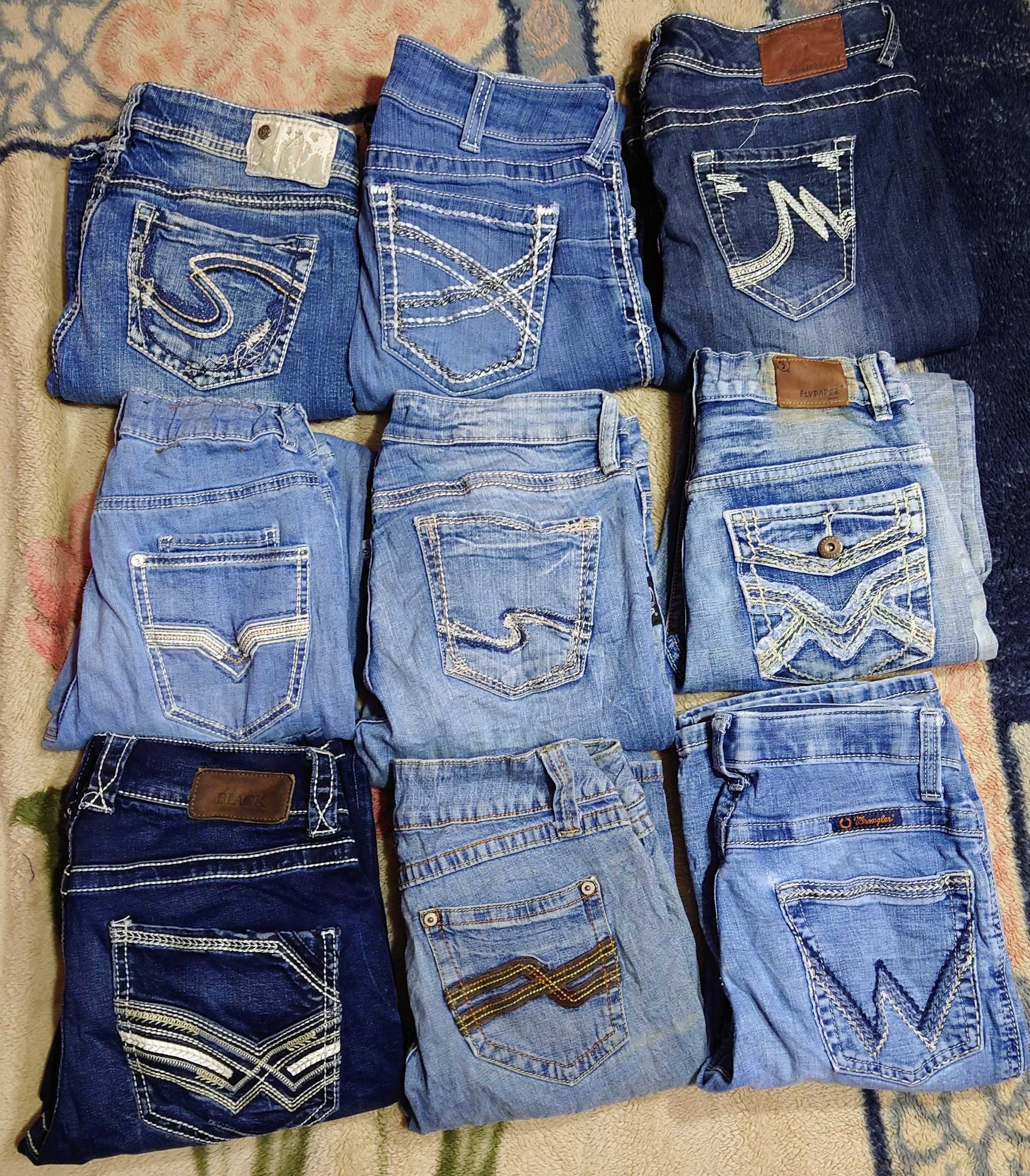 SILVER AND OTHER BRAND JEANS (22)