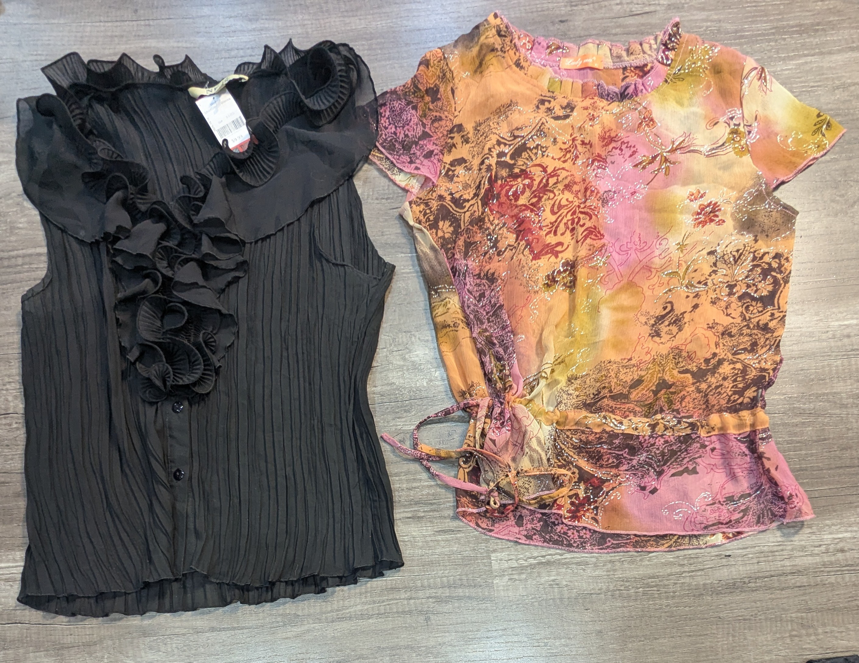 3963 - Y2K Style Blouses