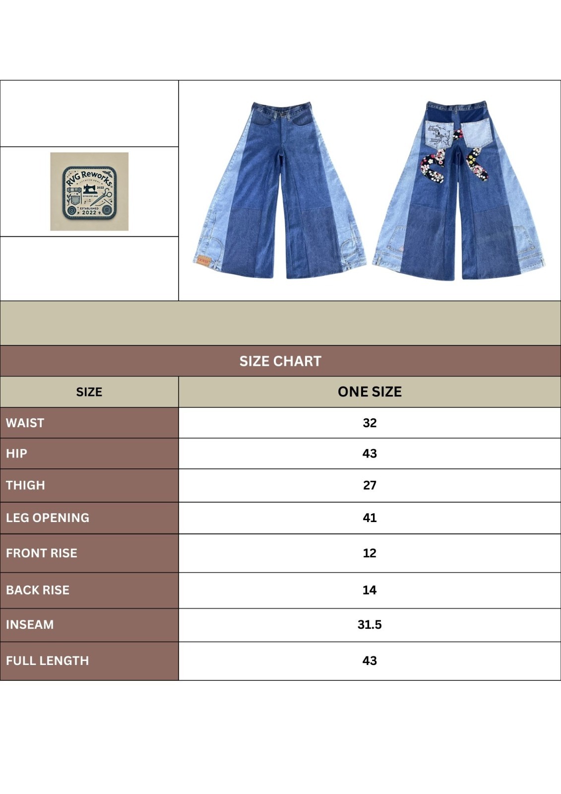 Jeans Flare Inspirados no Emisu Reciclados