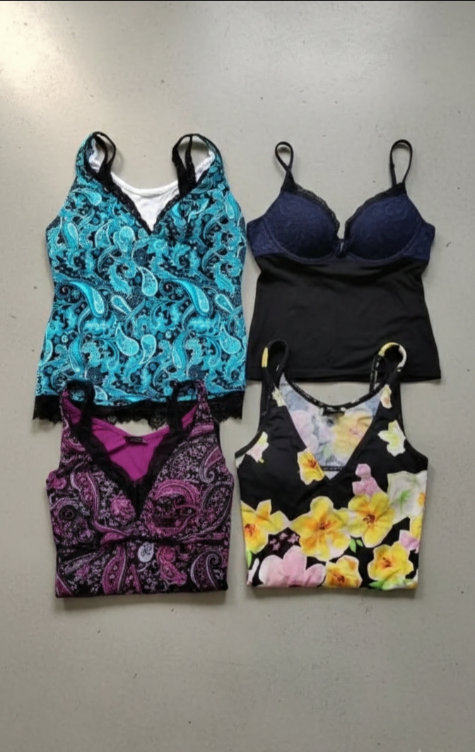 Y2K Camisole und Tops