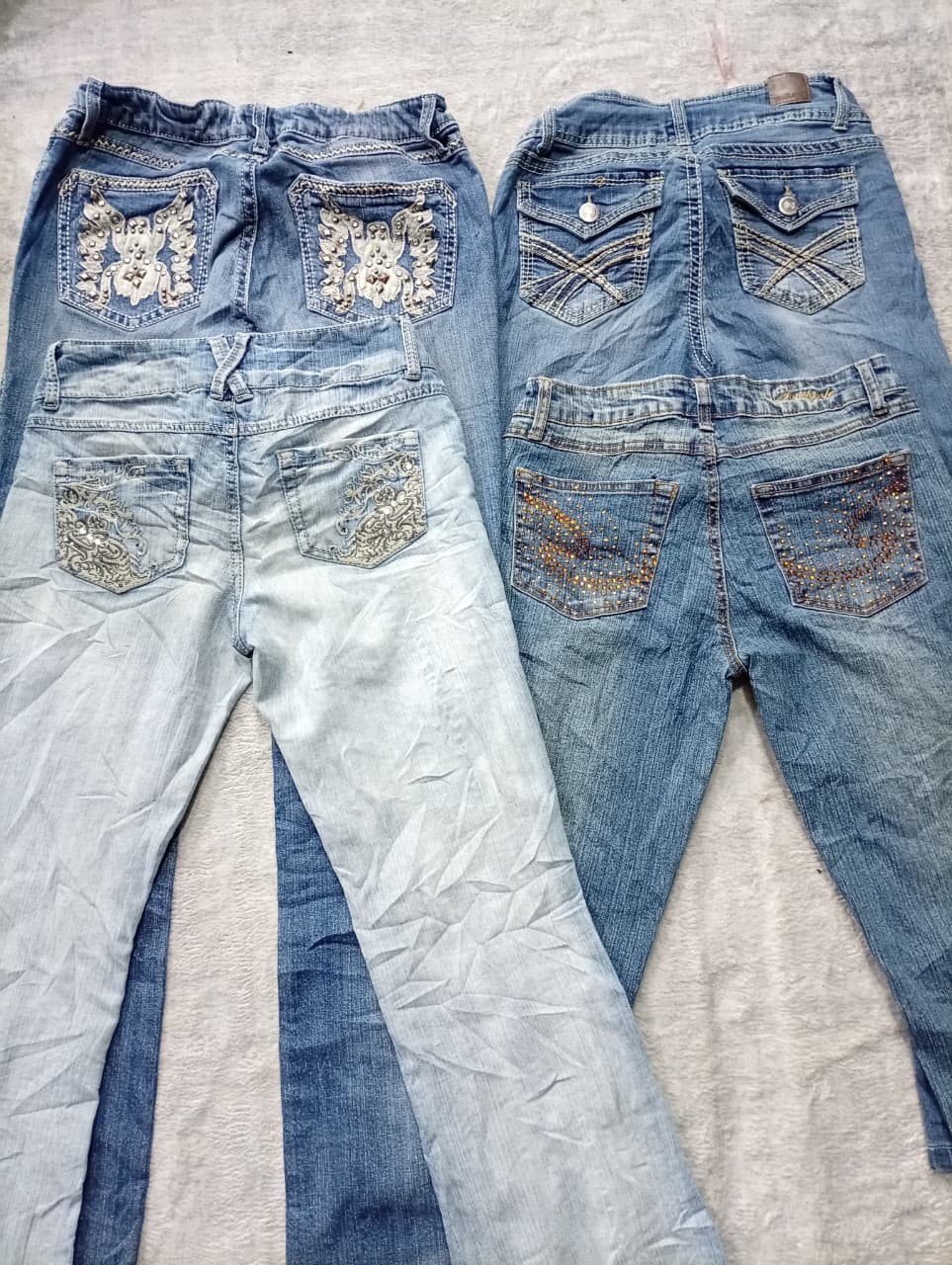 CR6748 Y2K Flare Jeans