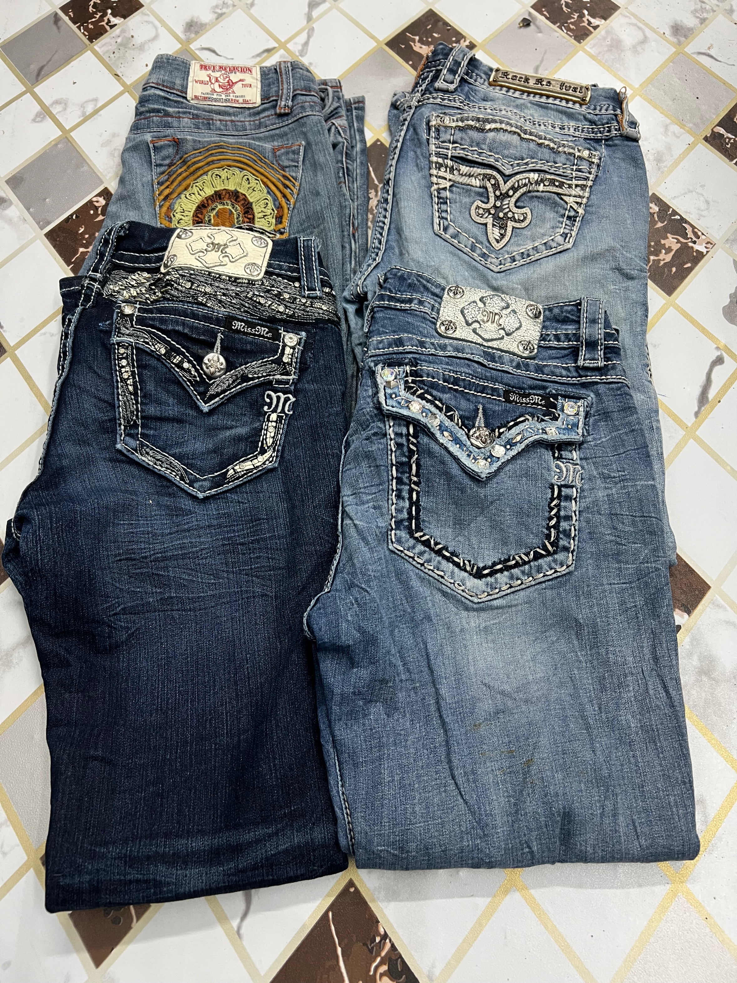 Miss me true religion rock rivival jeans