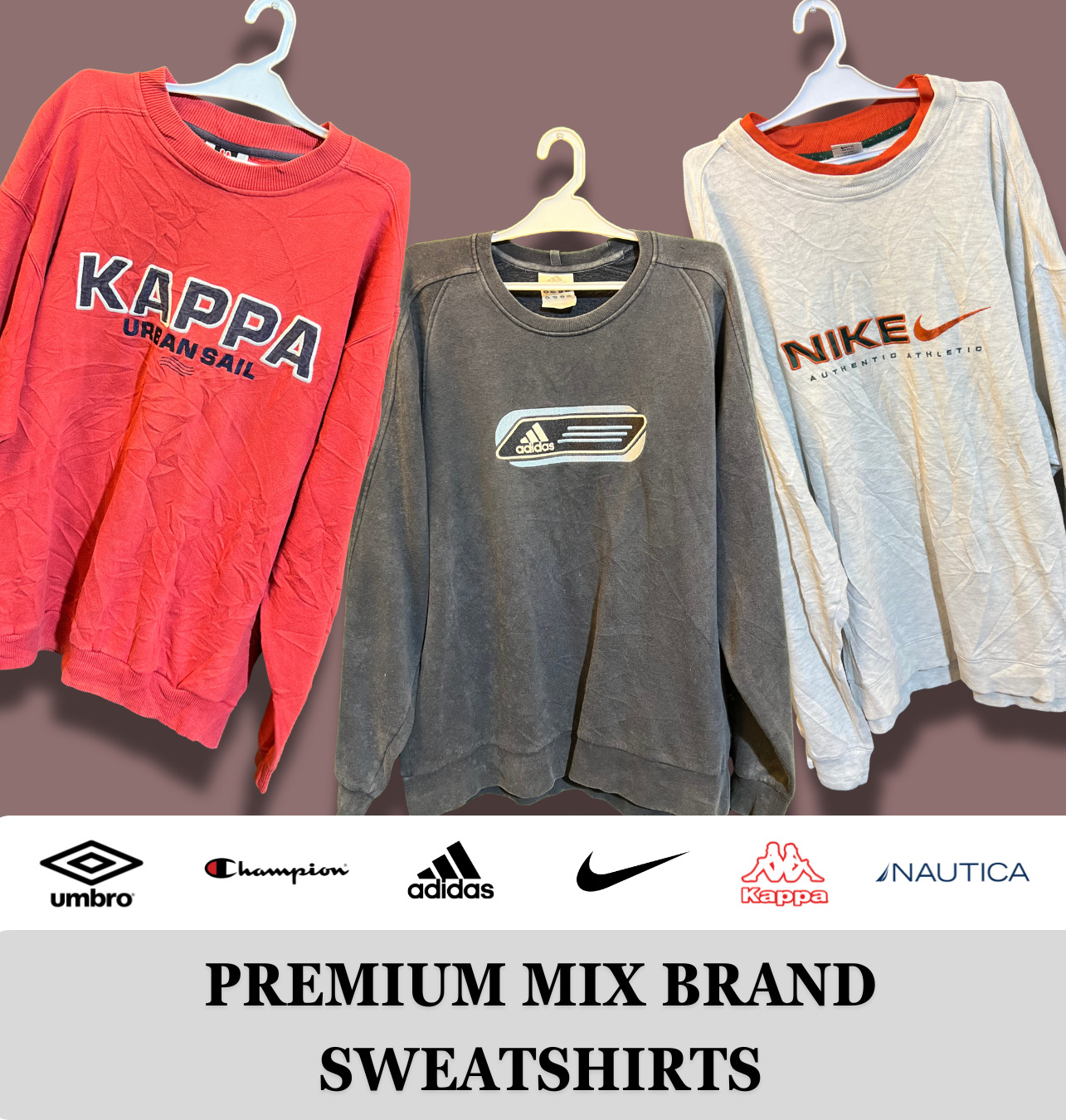 Sweatshirts Vintage (Nike, Adidas, Kappa, Champion..