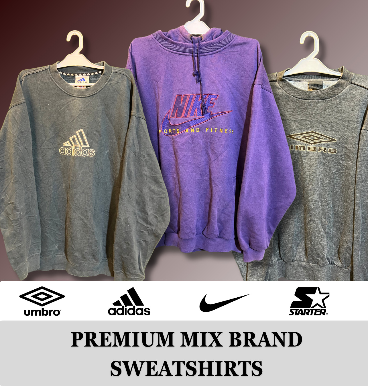Sweatshirts Mix Brand (Nike, Adidas, Umbro et Star..