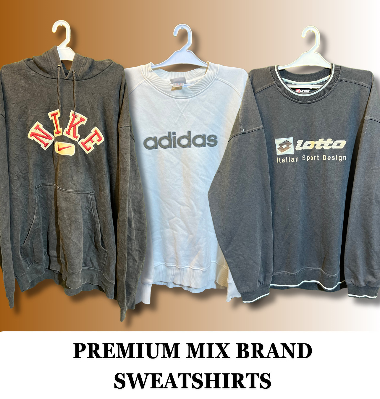 Mix Brand Sweatshirts (Nike, Adidas et Lotto)