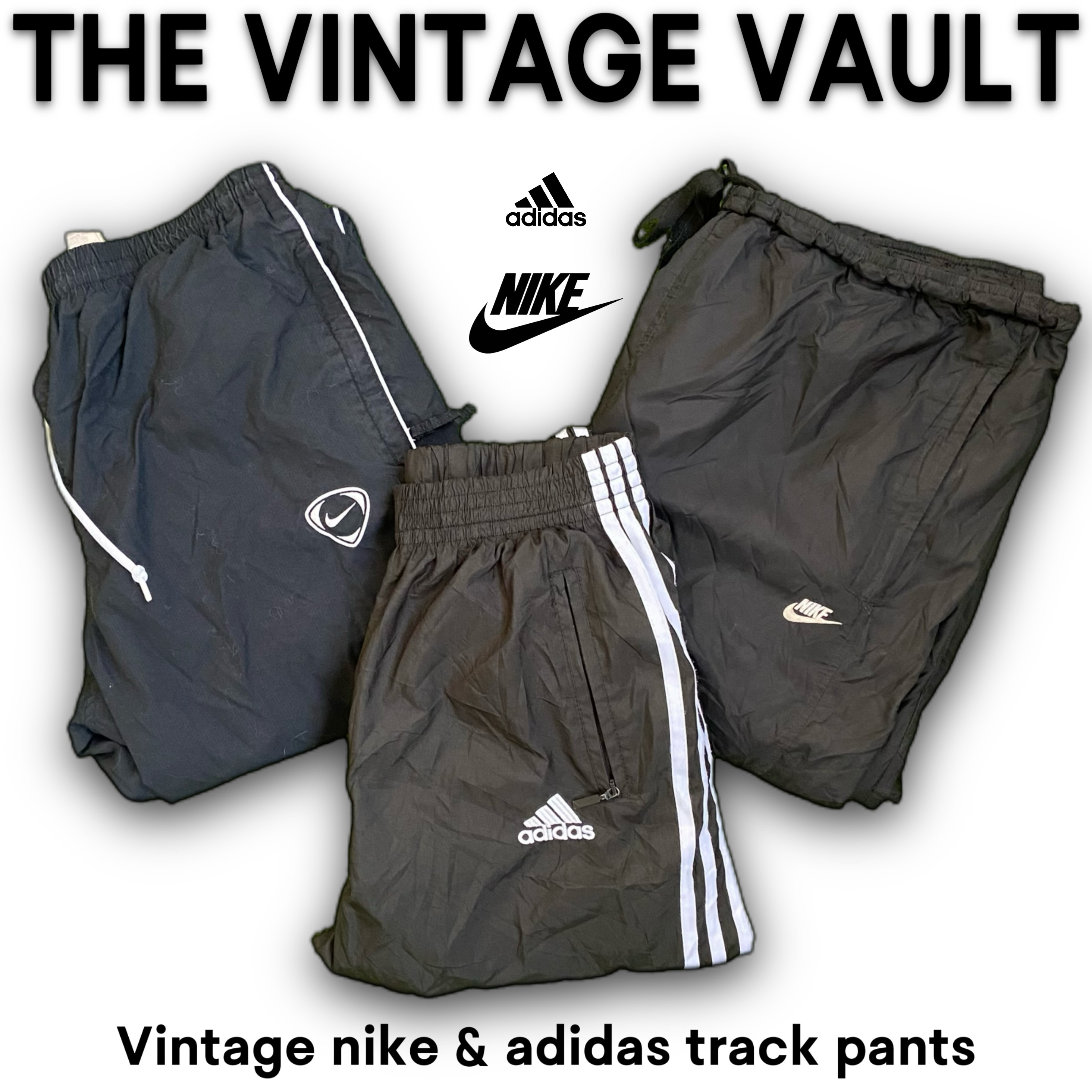 Vintage Nike & Adidas Track pants