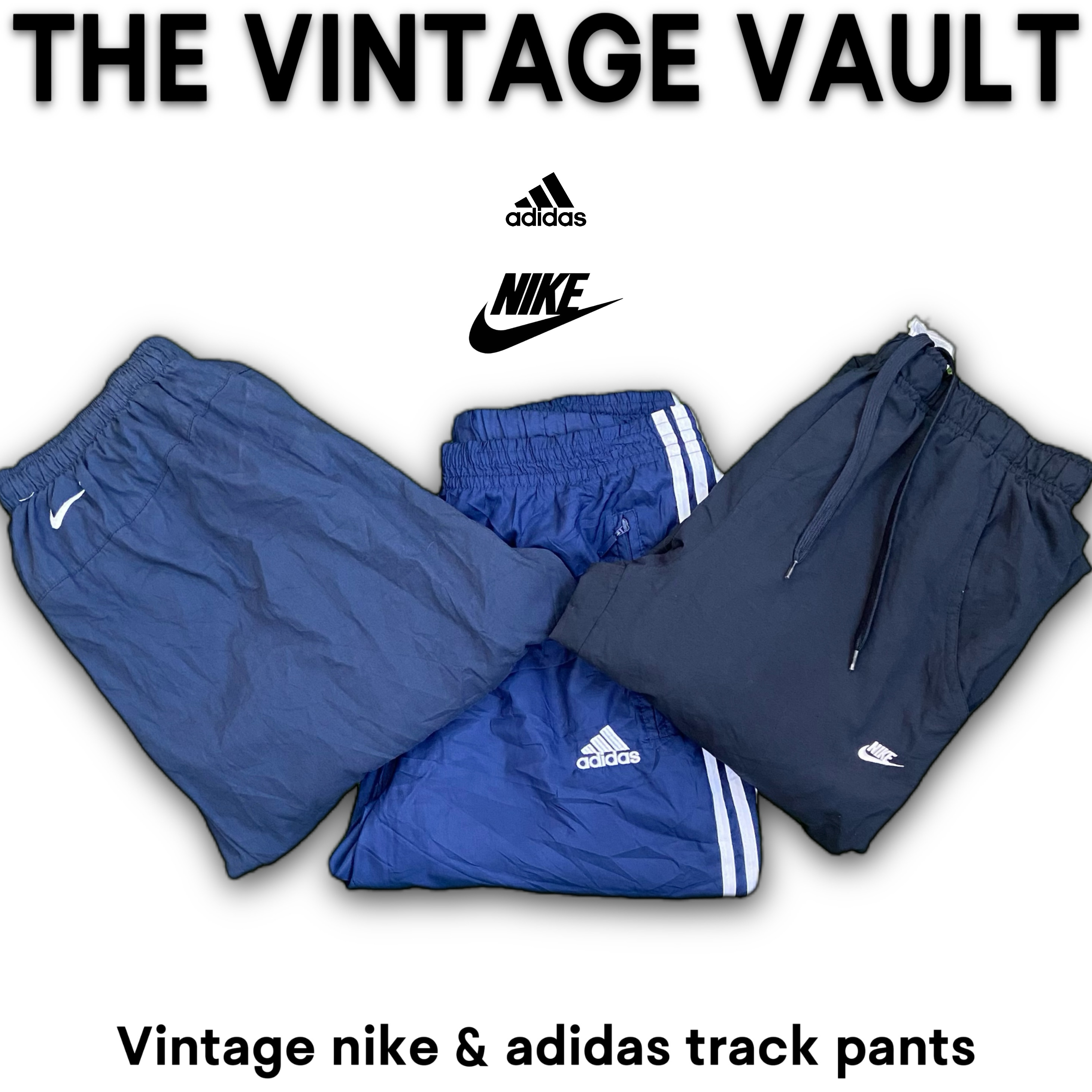 Vinatage Nike & Adidas Track pants