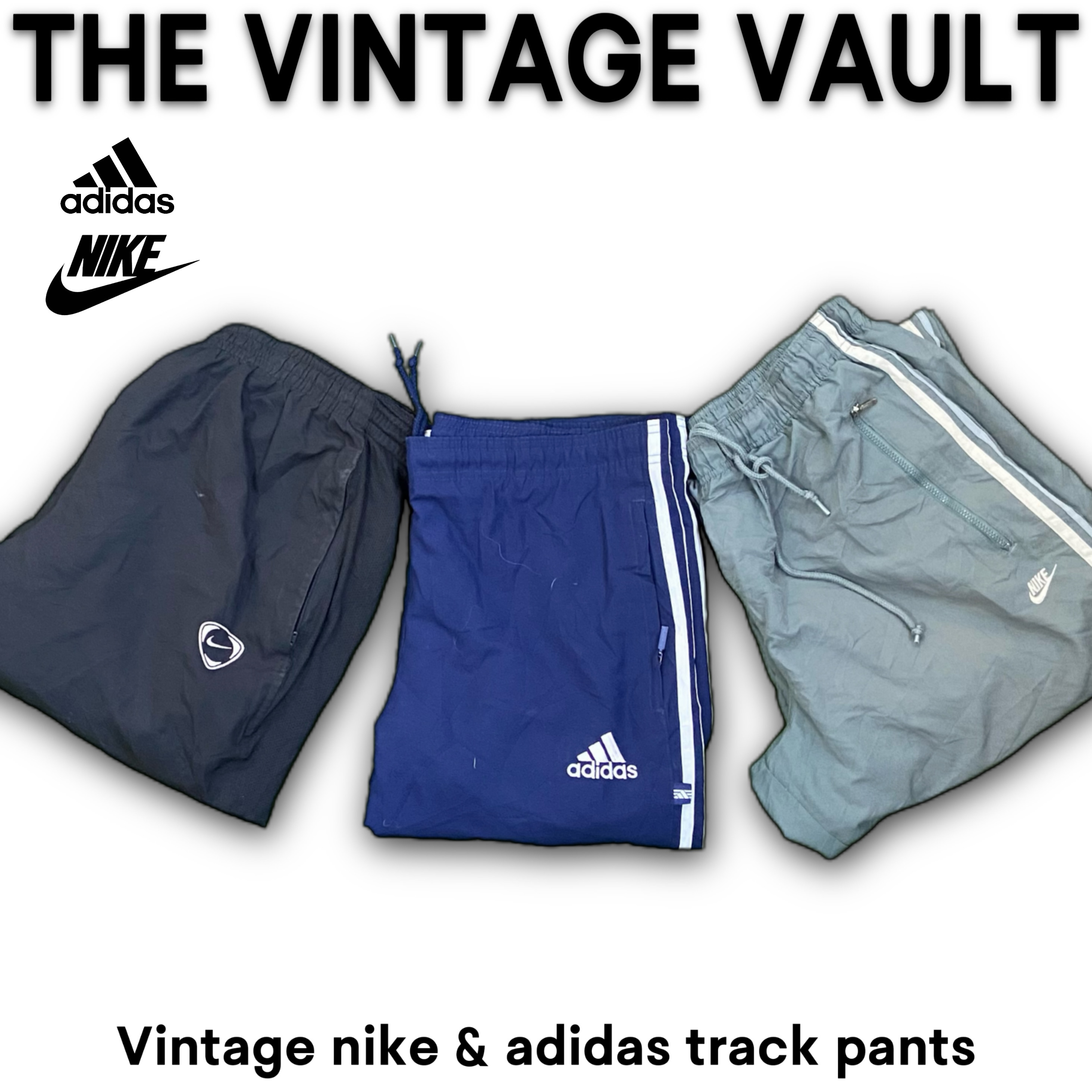 Vintage Nike & Adidas Track pants