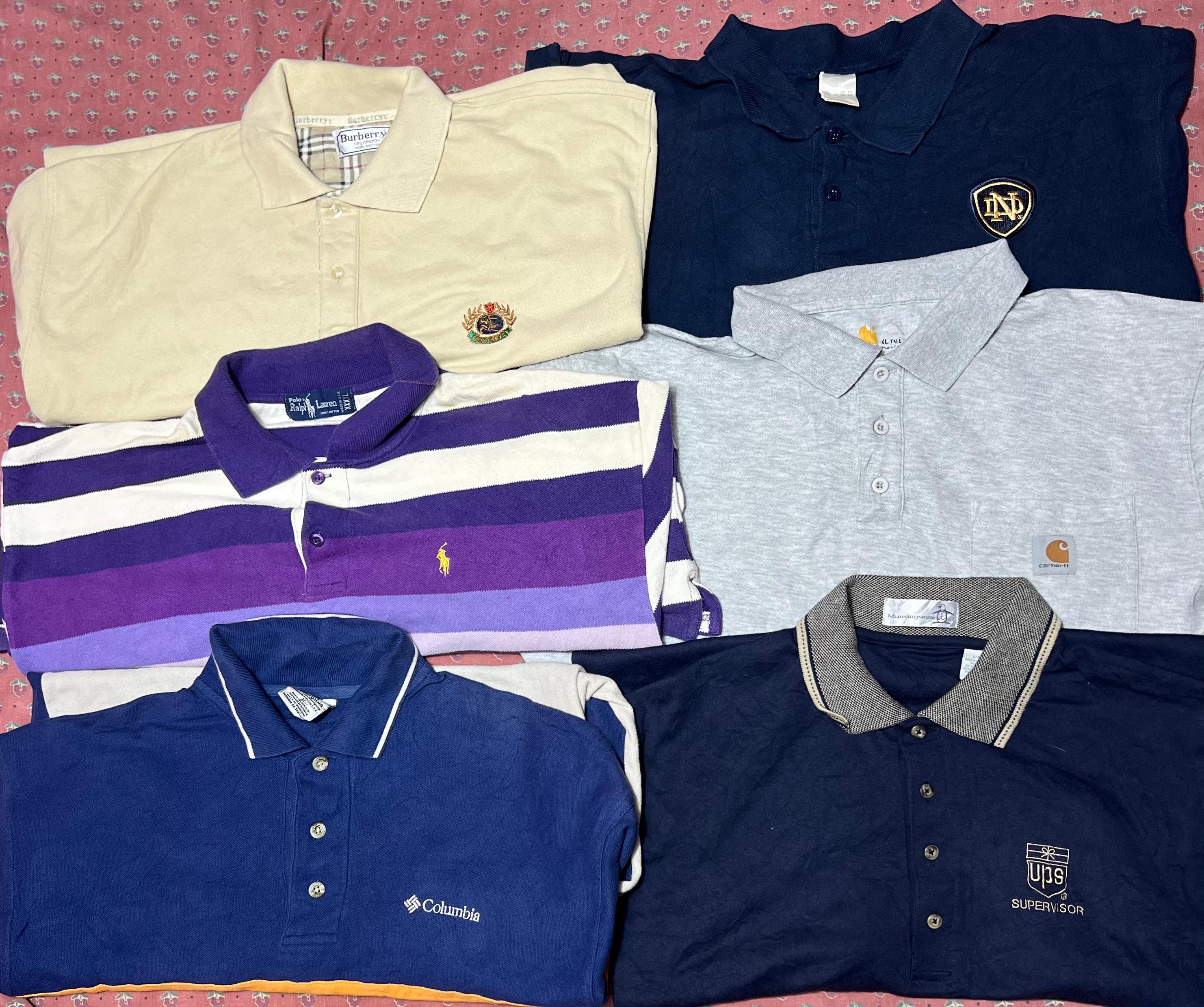 T-shirt à col marqué pour hommes