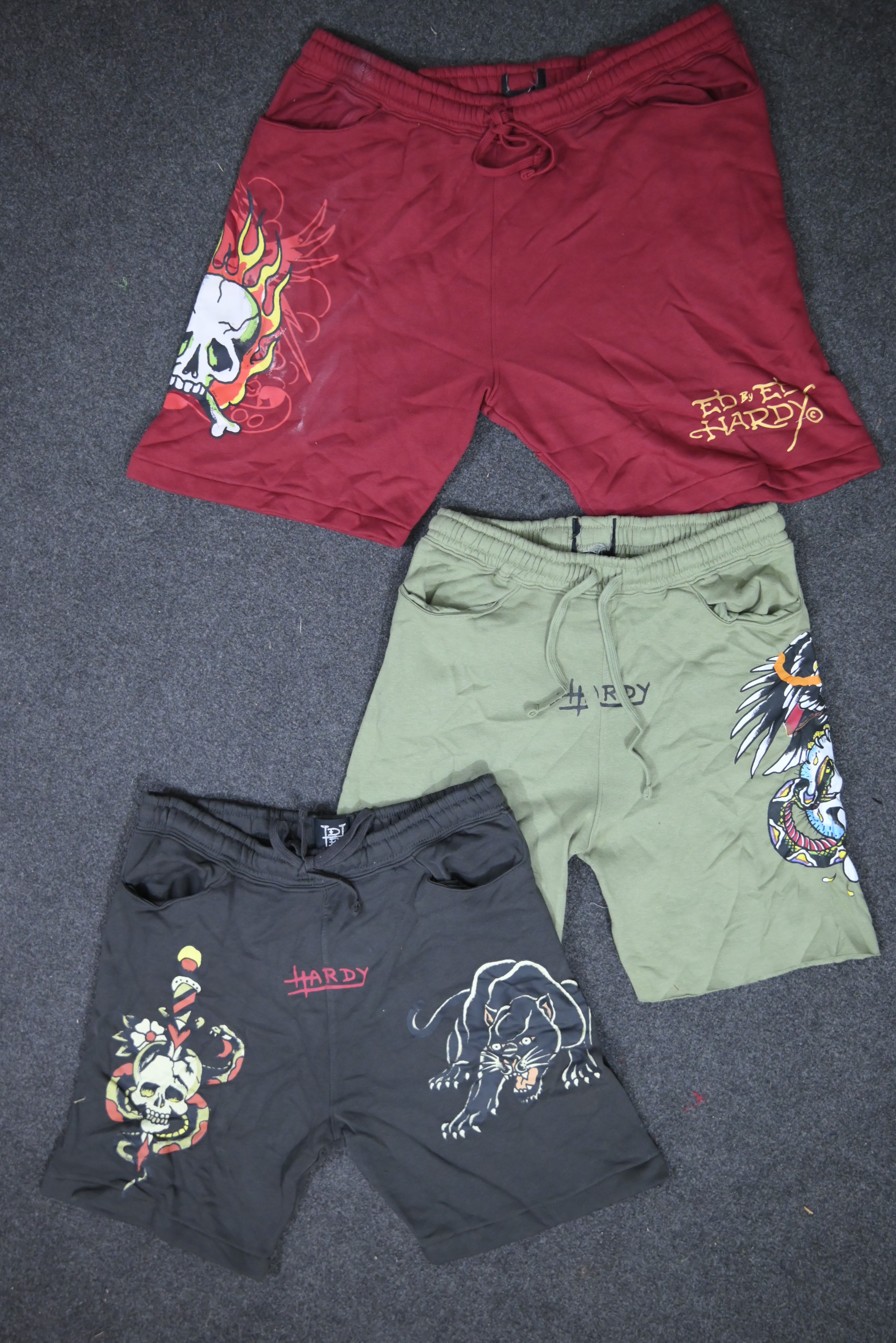 Ed Hardy Men's Printed Shorts, 20 pcs, (Ed-006), M..