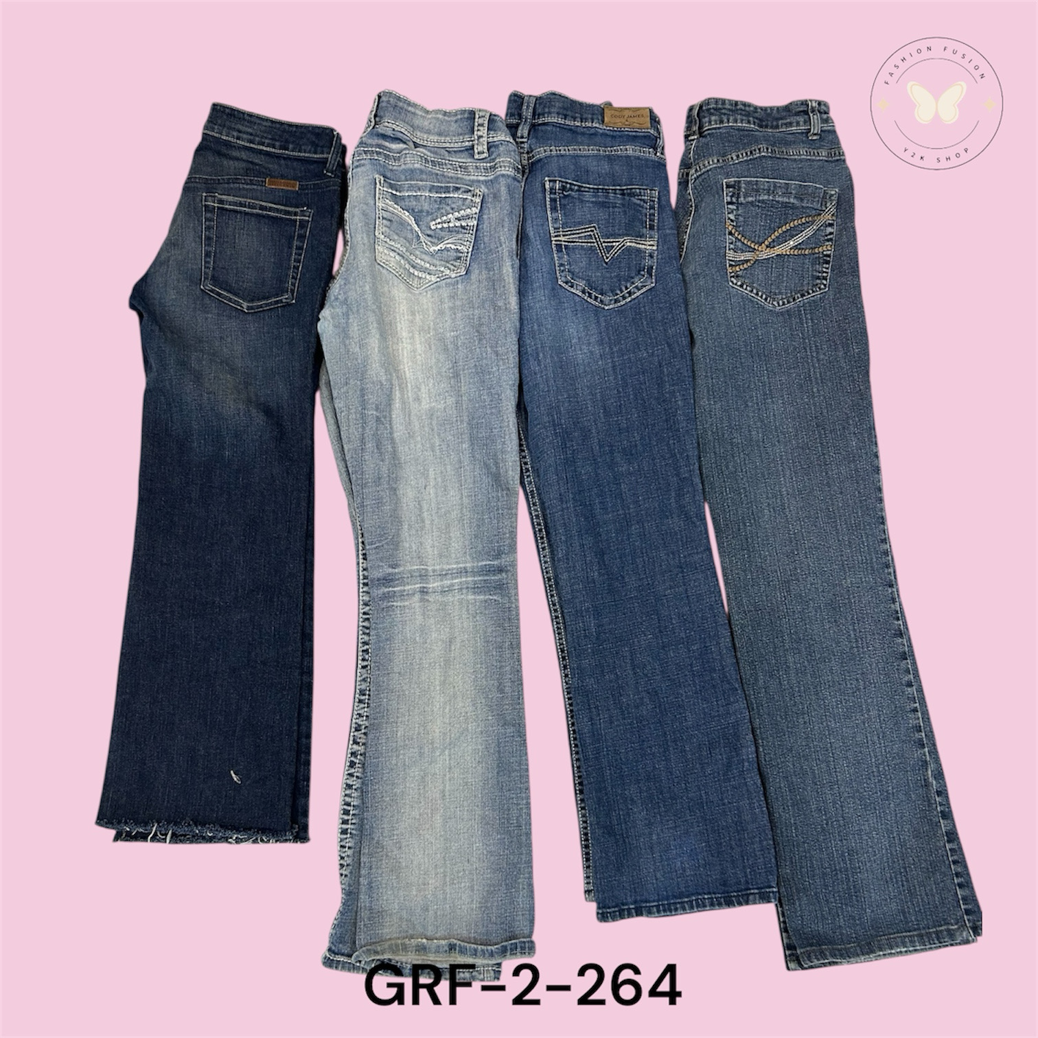 Modern Straight Leg Jeans – Classic Blue Wash (GRF..