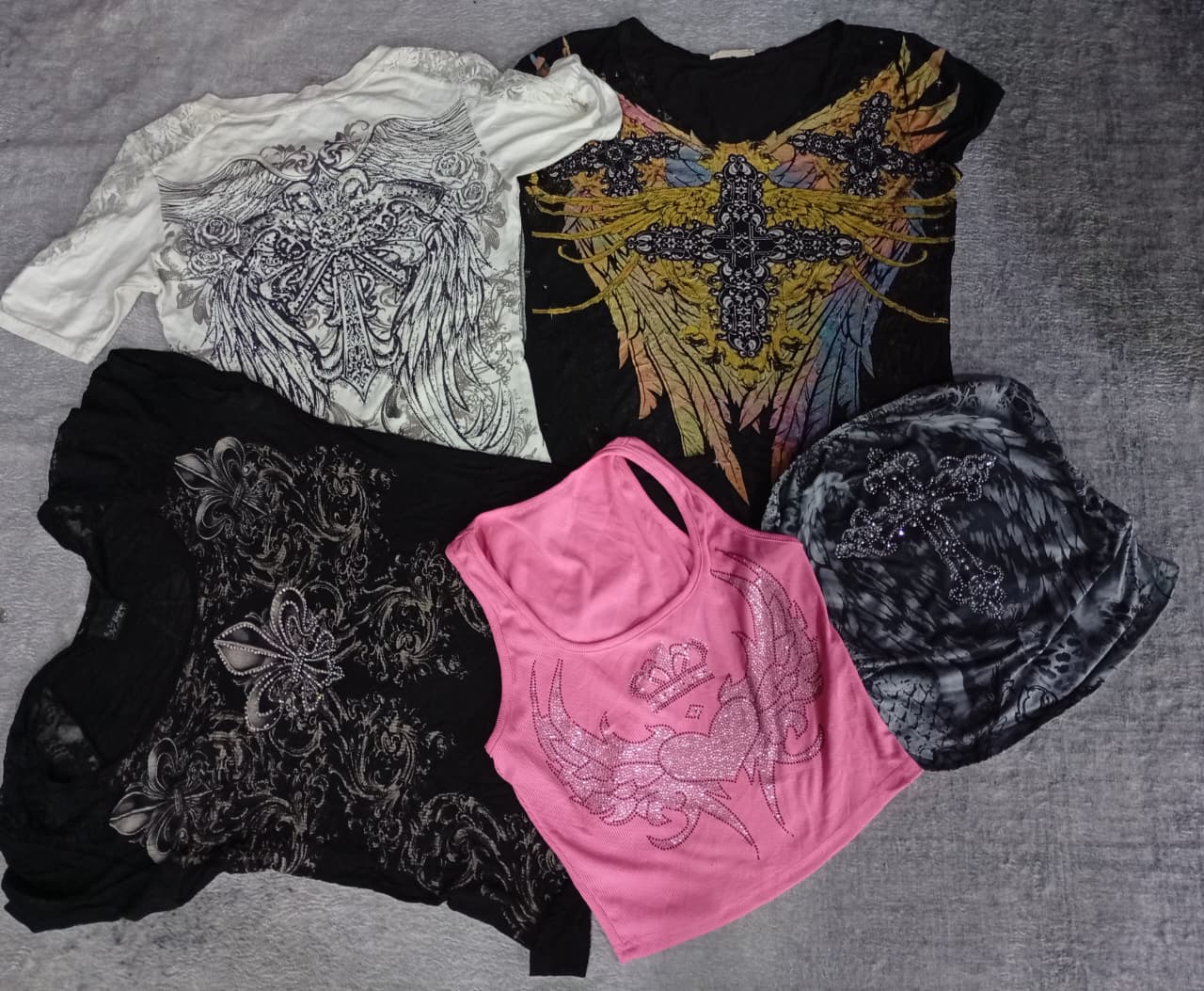 CR6766 Y2K Baby Tees