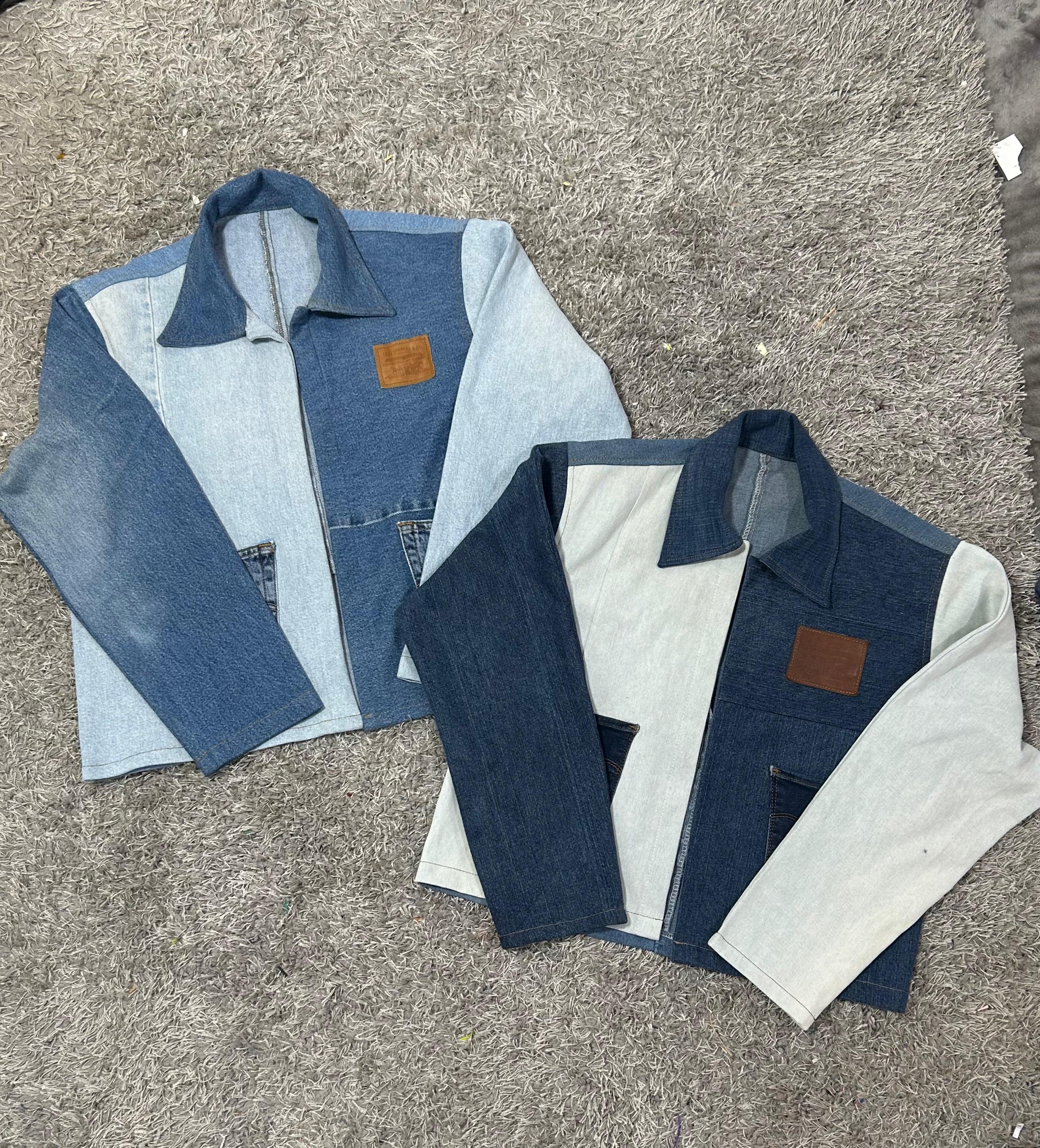 Upcycled Levi's Denim Pocket Jackets