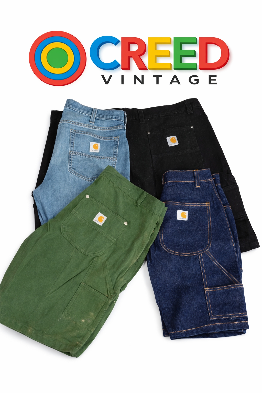 CR6779 Upcycled Carhartt Shorts