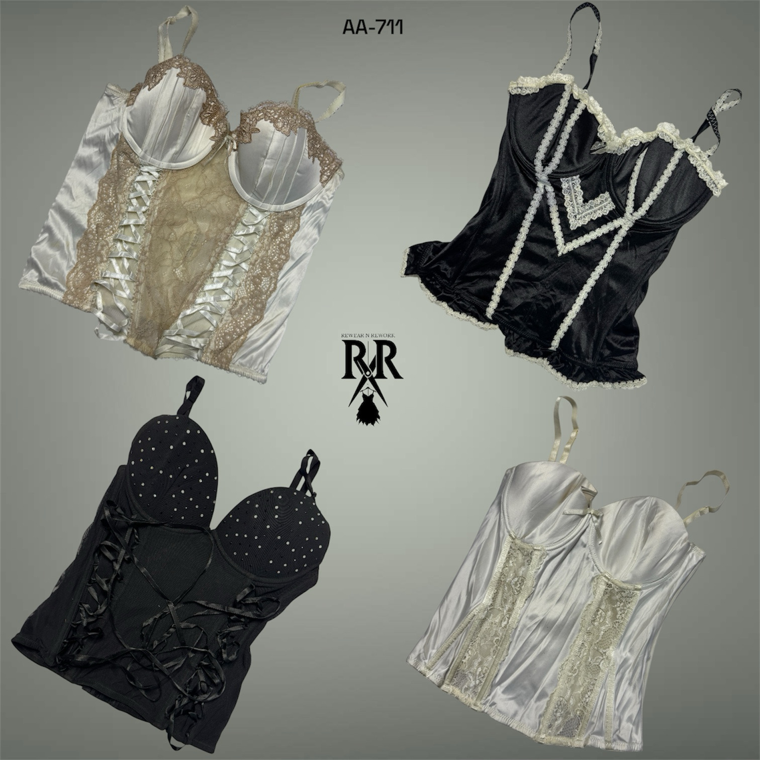 Y2K Gothic Mix Corsets (AA-711)