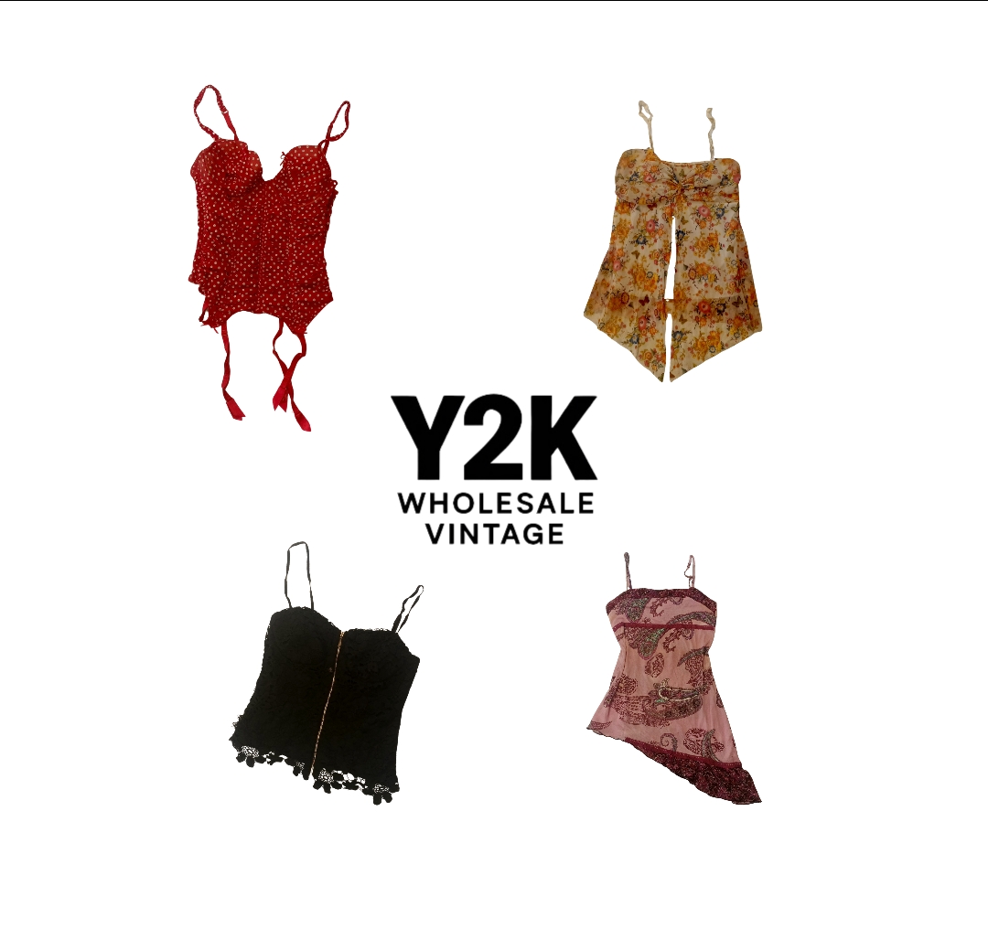 Y2K European Grunge Vixen Cami tops mix (YWV03)