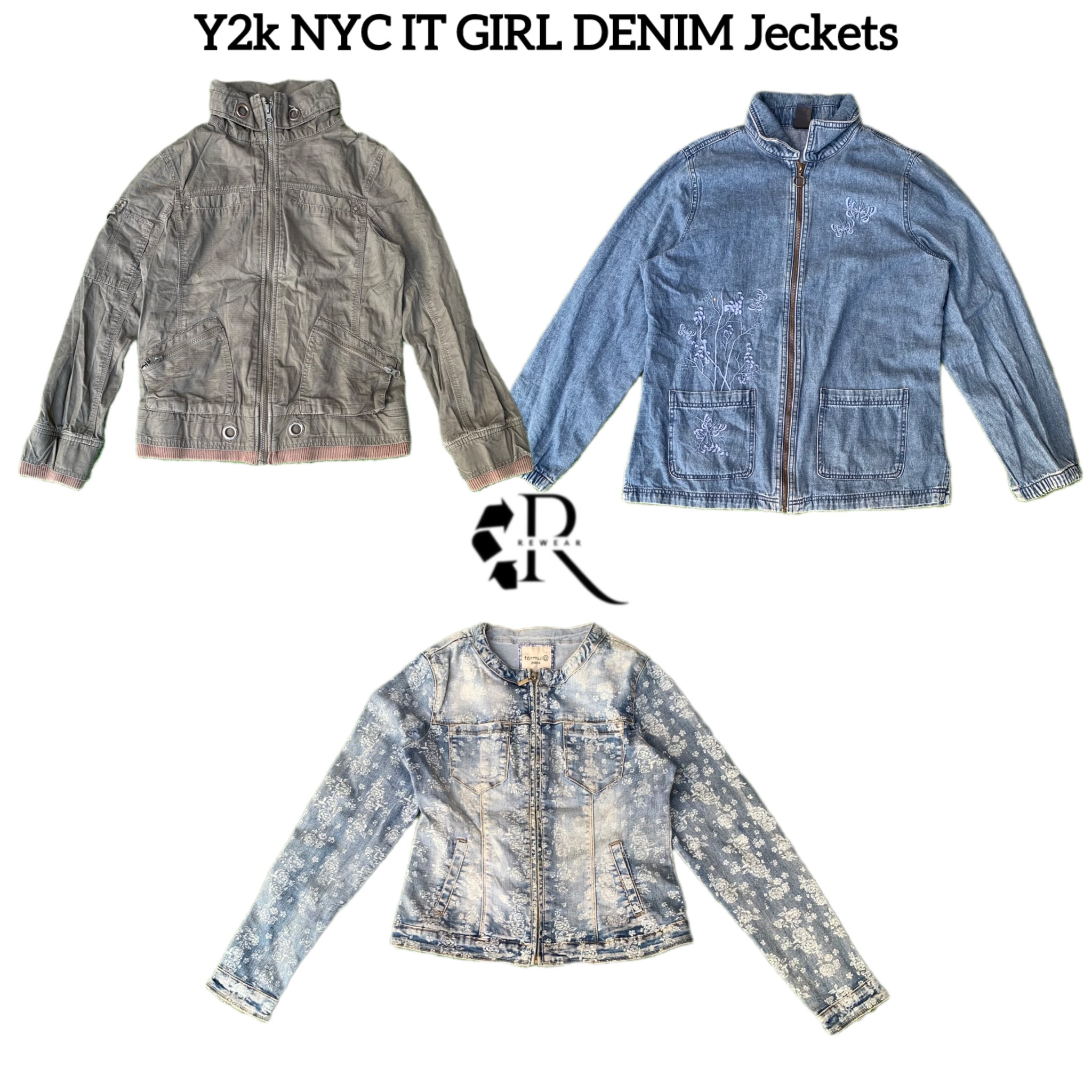 Vestes en jean Y2K NYC IT Girl RW-1607