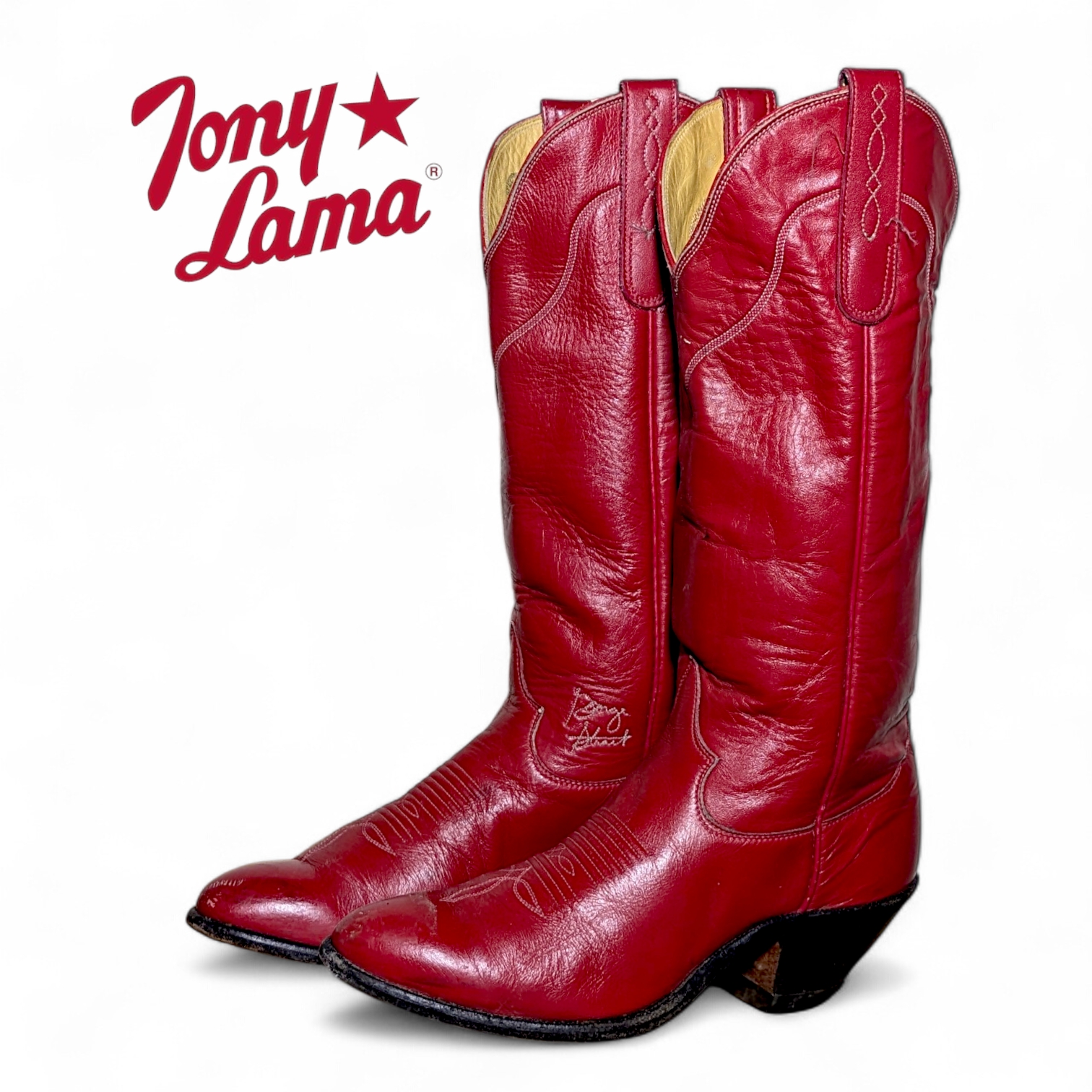 SA#437 Botte de cowboy vintage - Ariat, Tony lama,..