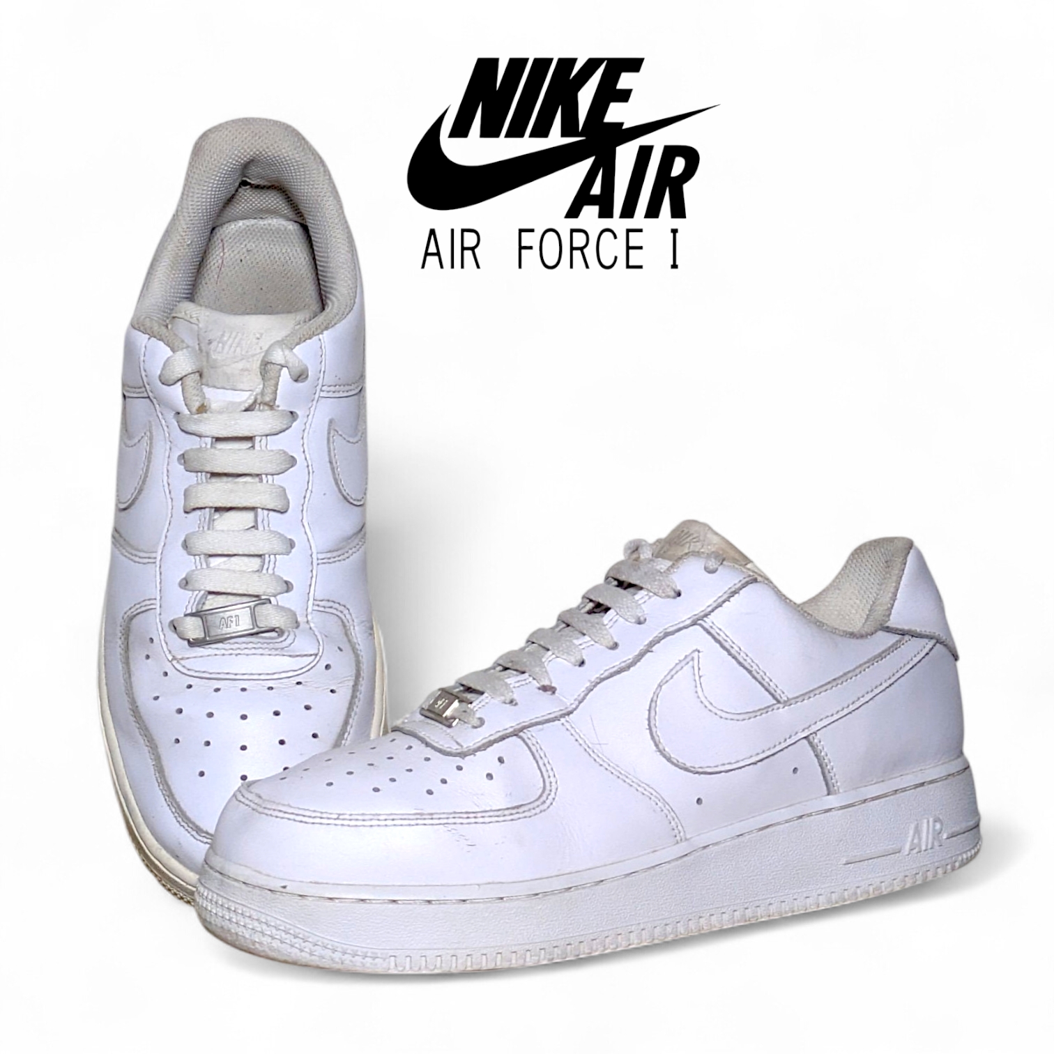 SA#439 Vintage Nike Air Force 1 - Couleur blanche ..