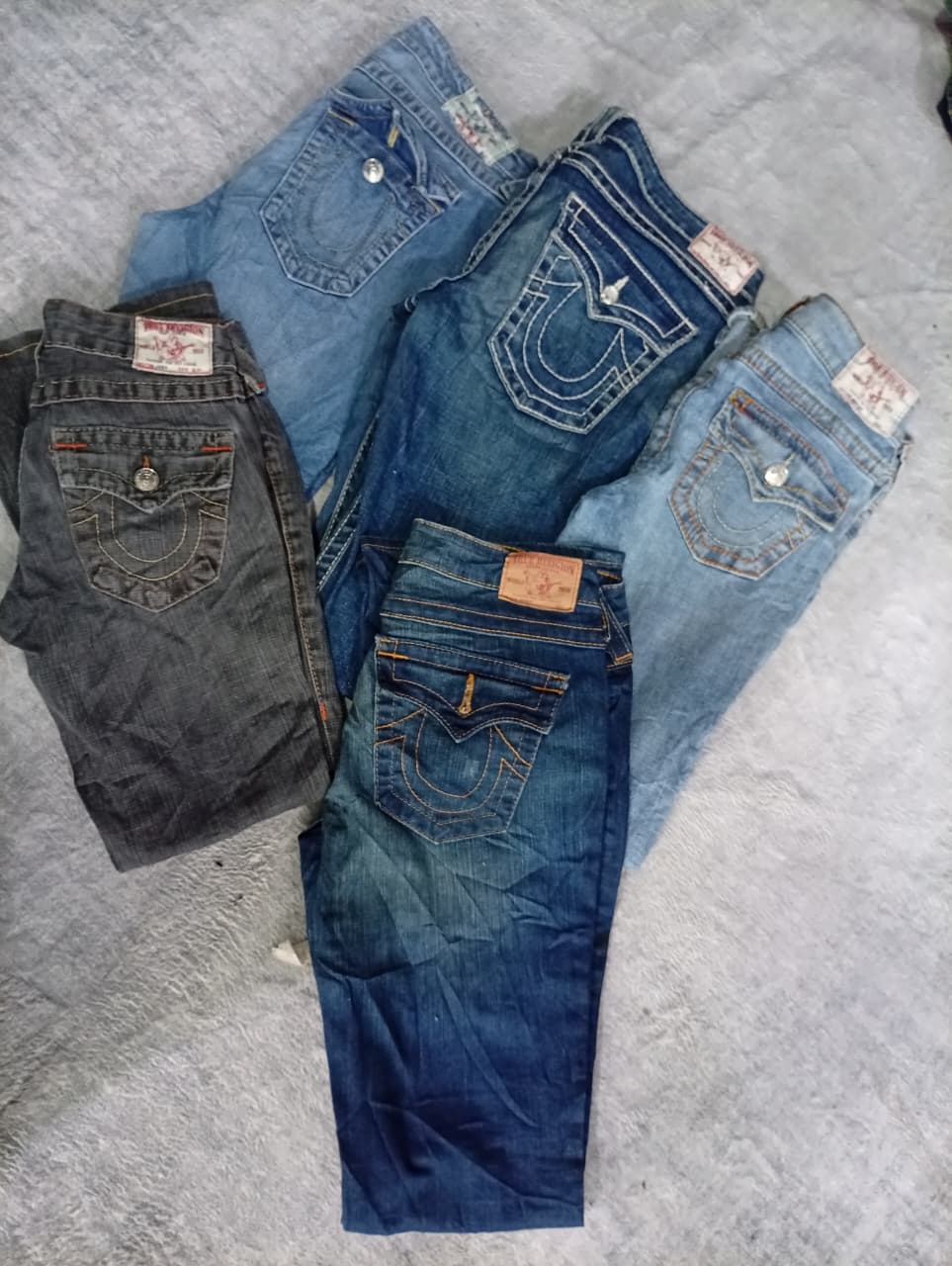 CR6796 Vintage True Religion Ladies Flare & Straig..