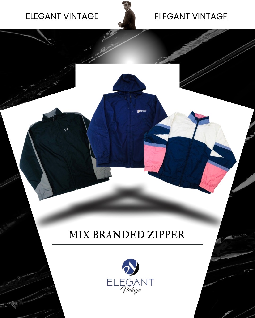 Mix Branded Zipper - EVM0803