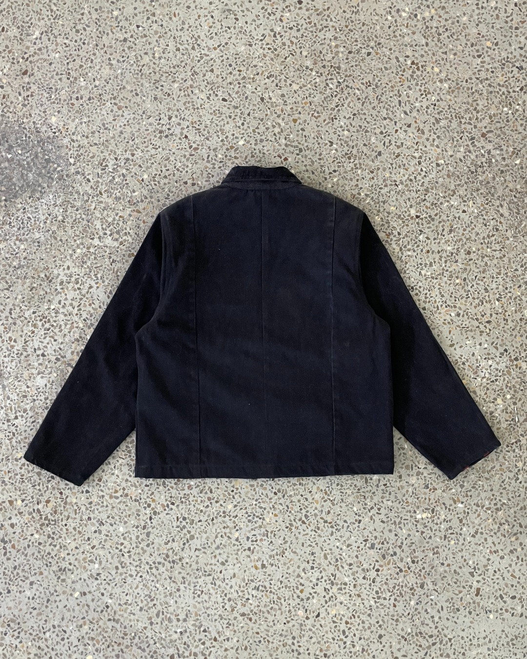 Giacca con zip da lavoro riciclata