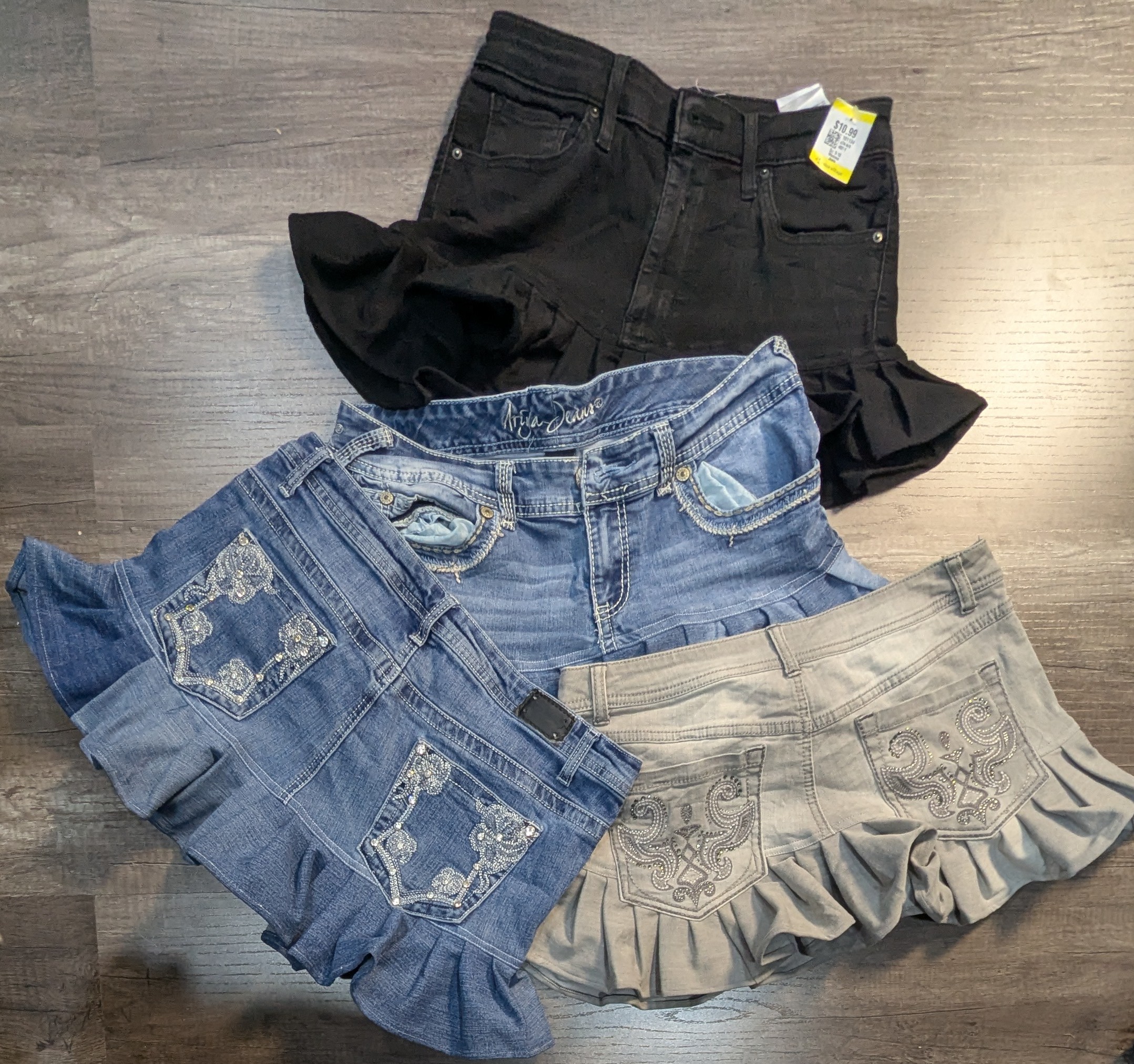 4029 - Upcycled Denim Skirts