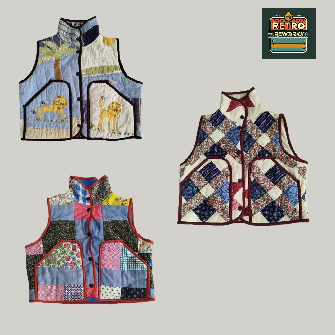 Colete de Colcha Reciclada