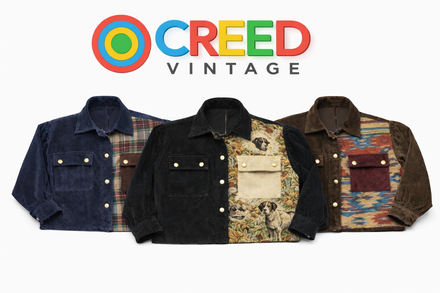 Jaqueta de Corduroy Tribal Reciclada CR1390