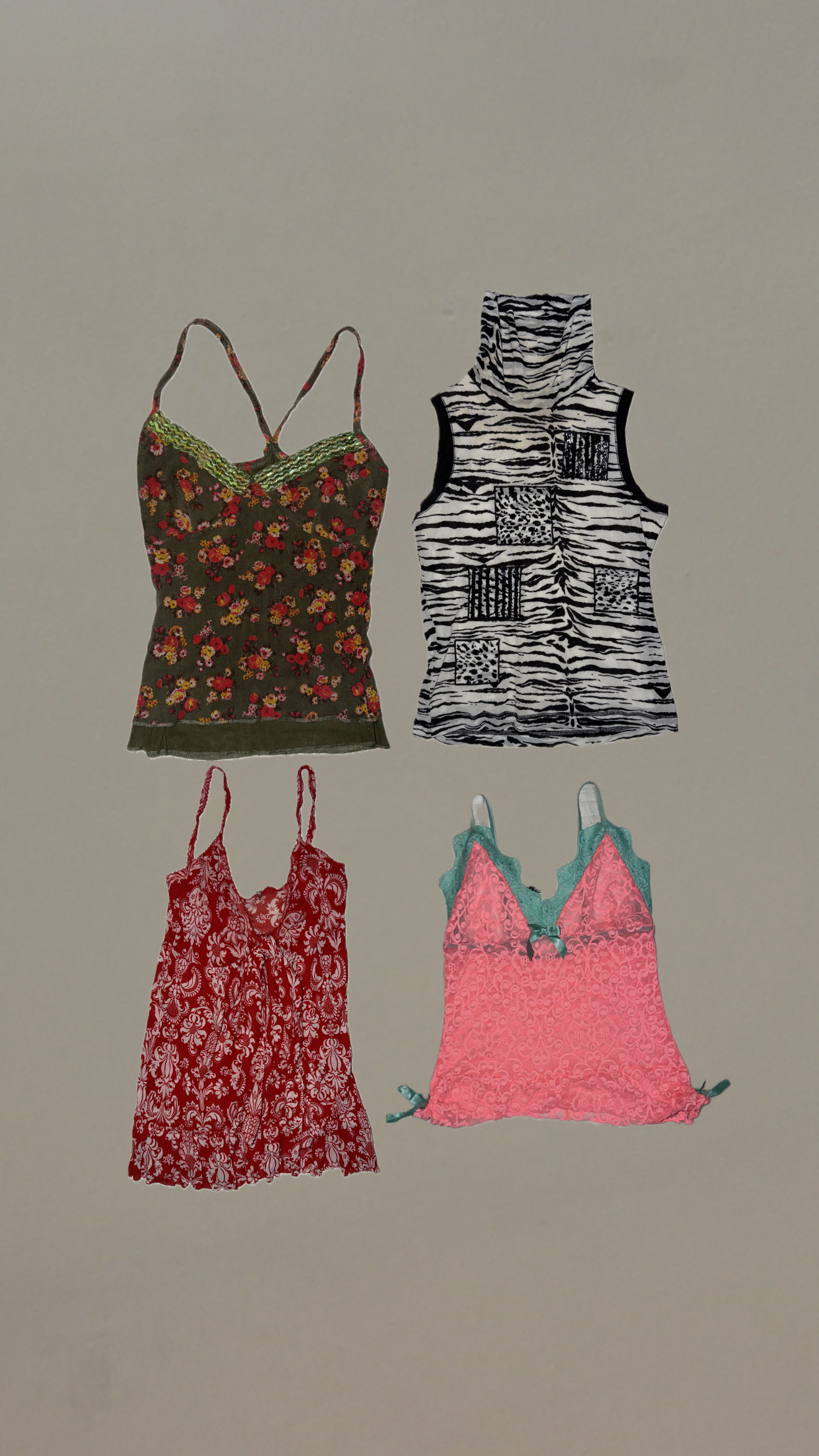 y2k CutieCore CamiTops