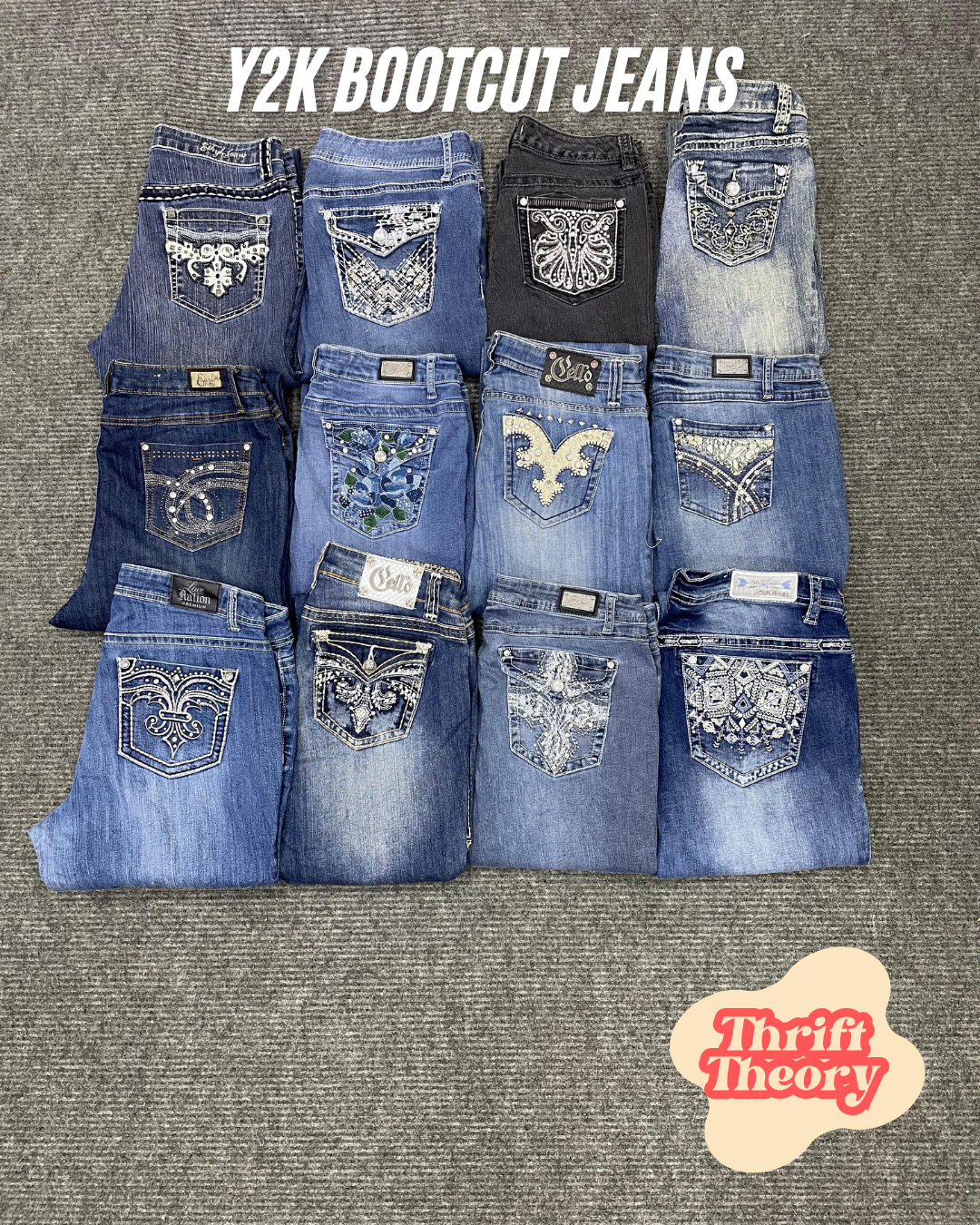 Y2K Bootcut Jeans - (25/02)