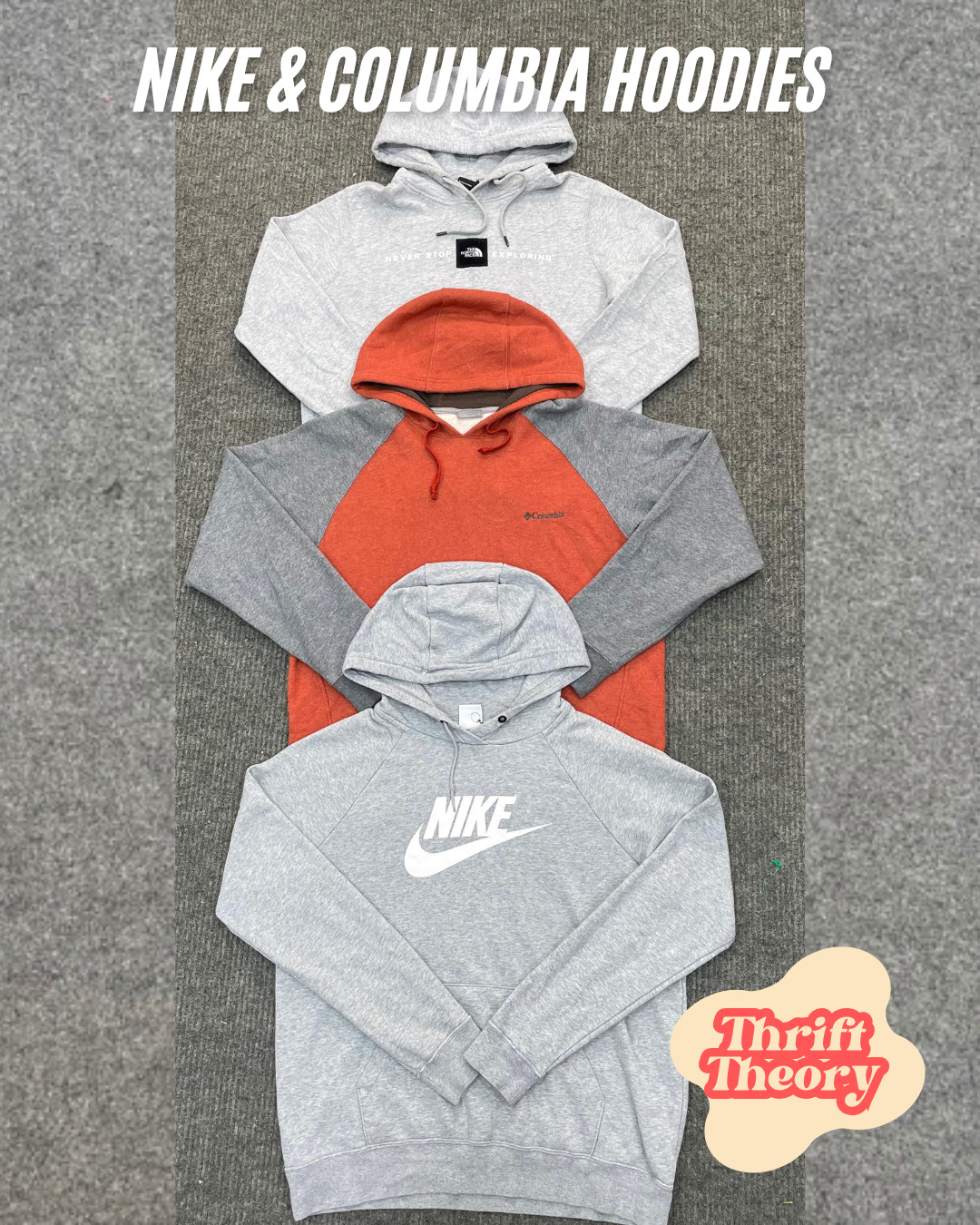 Nike & Columbia Hoodies - (25/02)