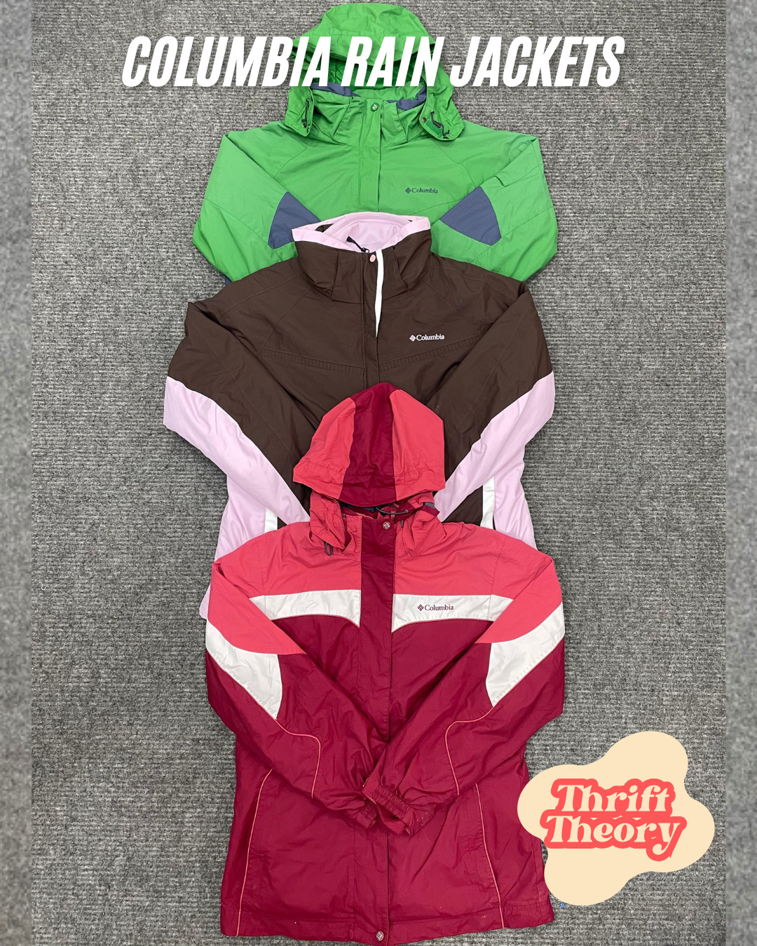 Columbia Rain Jackets - (25/02)