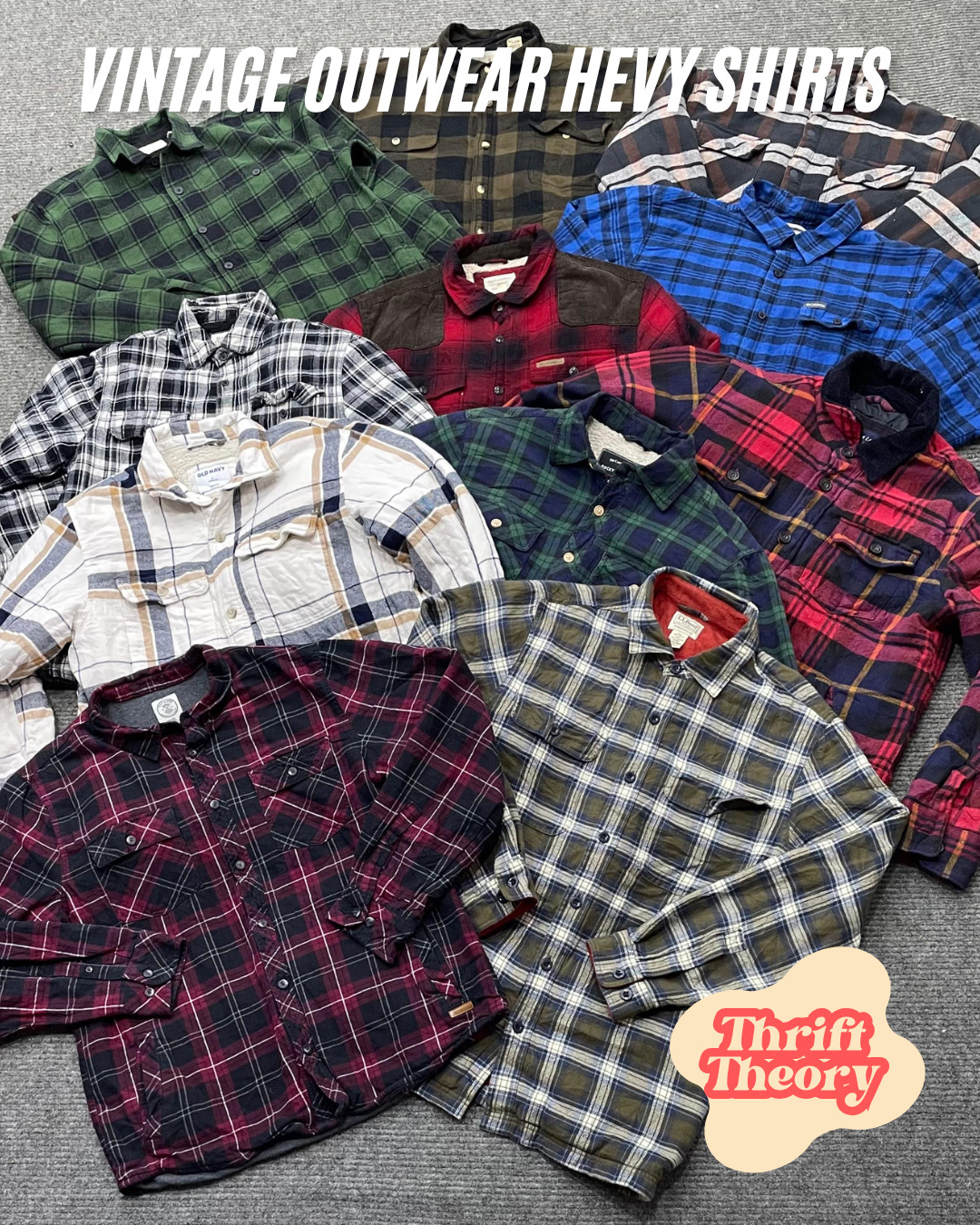 Vintage Outwear Heavy Shirts - (25/02)