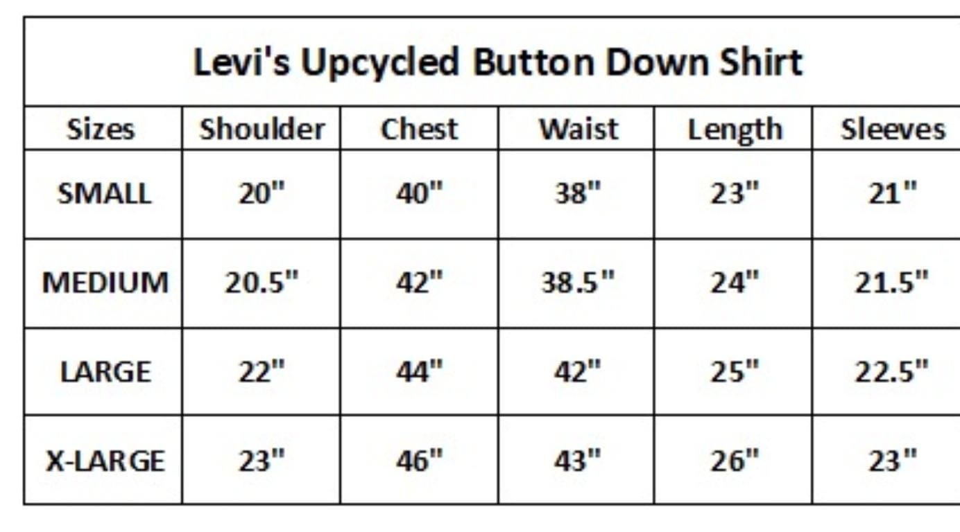 Carhartt upcycle button down denim shirts