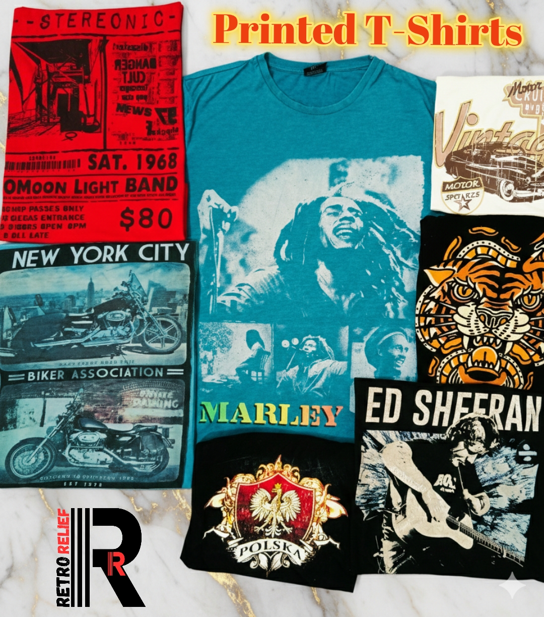 Mix brands printed T-Shirts