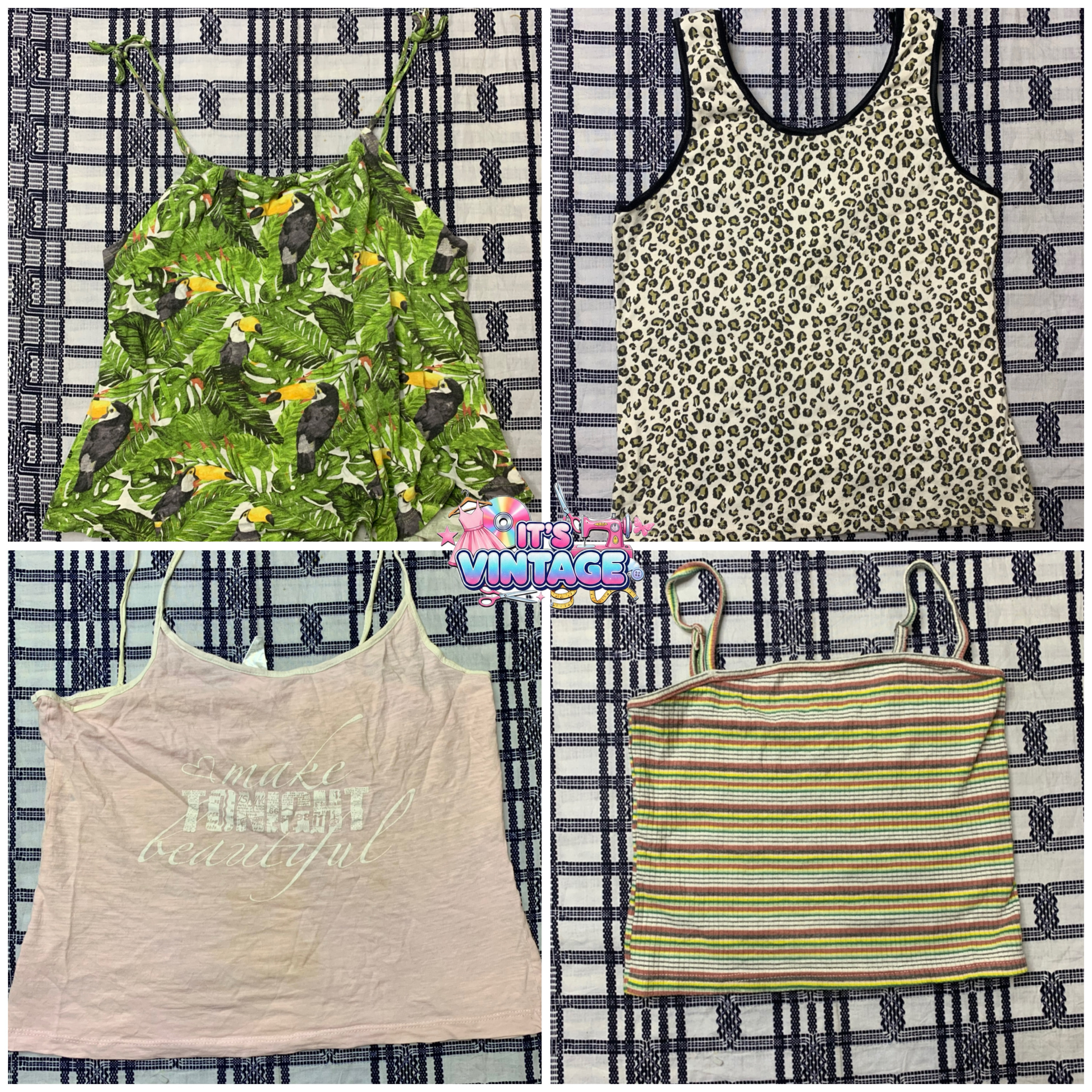 Y2K Cami & Tank Top Bundle Wholesale | Graphic, An..