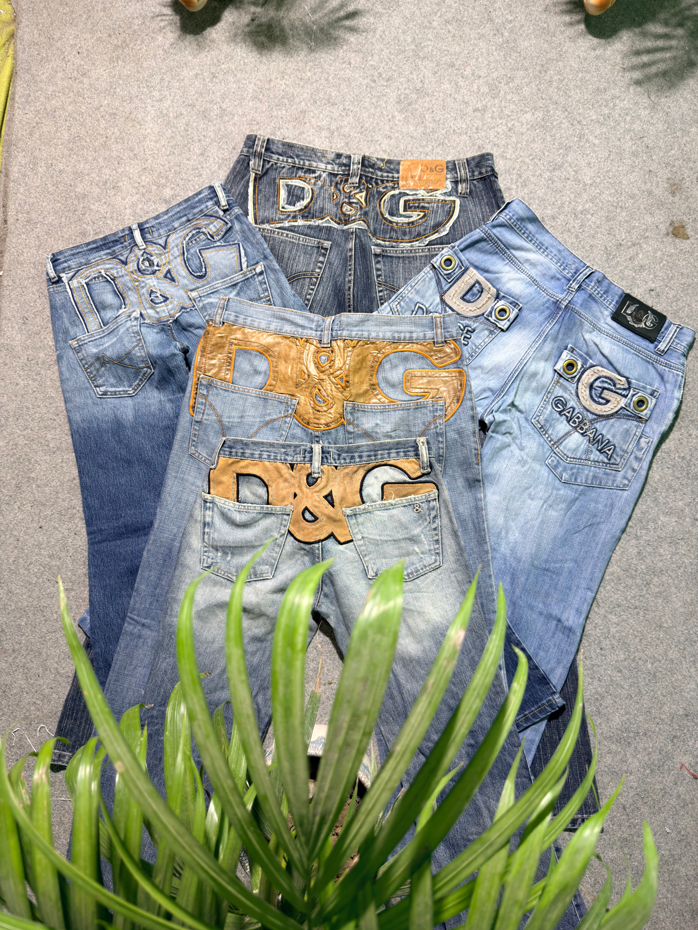 D&G,Armani mixed jeans