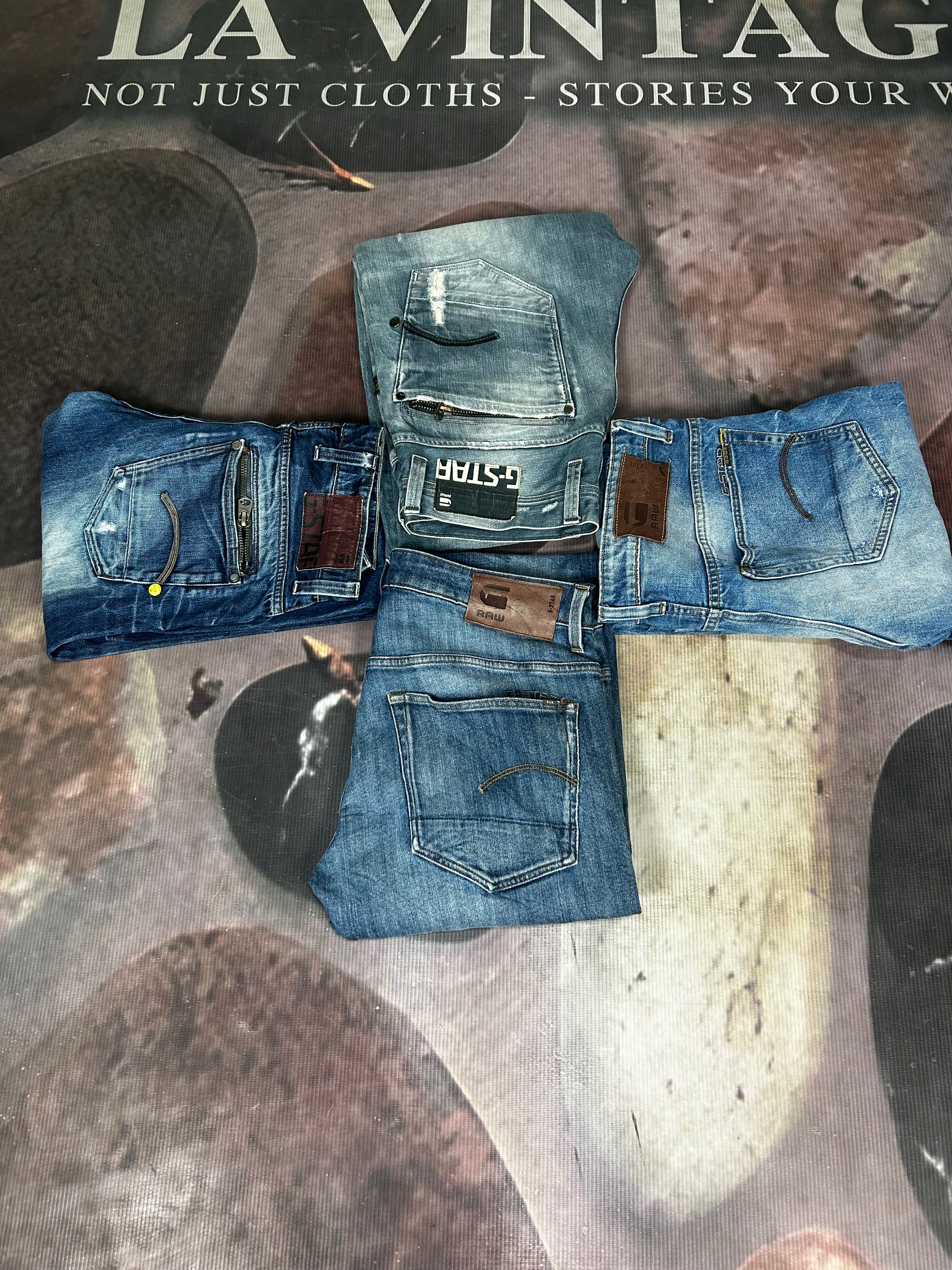 Men’s GStar mix branded denim jeans