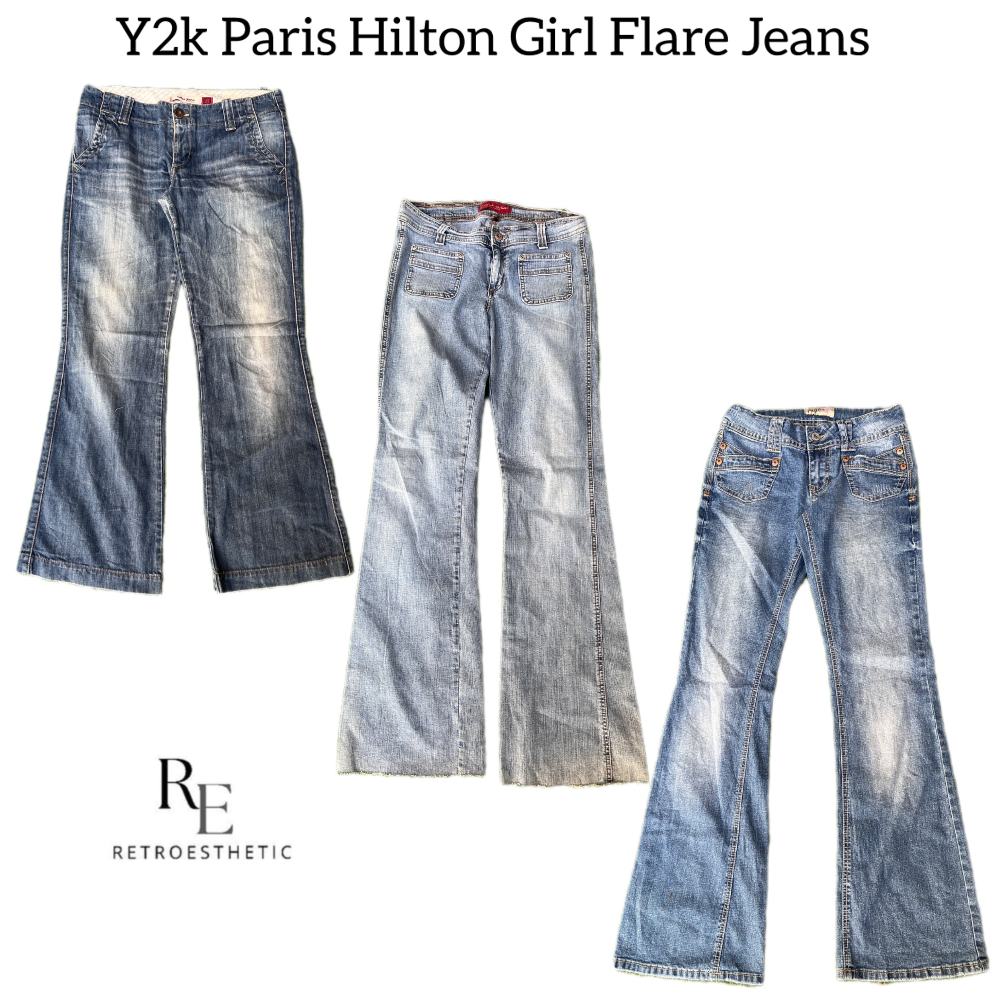 Y2k Britney Era Girl Denim jeans Re-2810