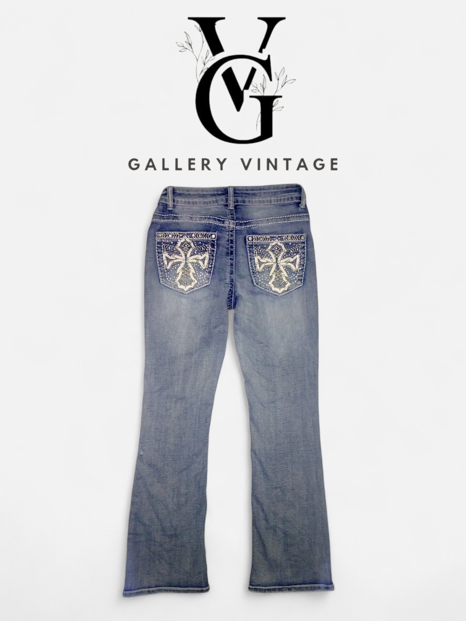 JEAN BOOTCUT EMBLISHÉ Y2K