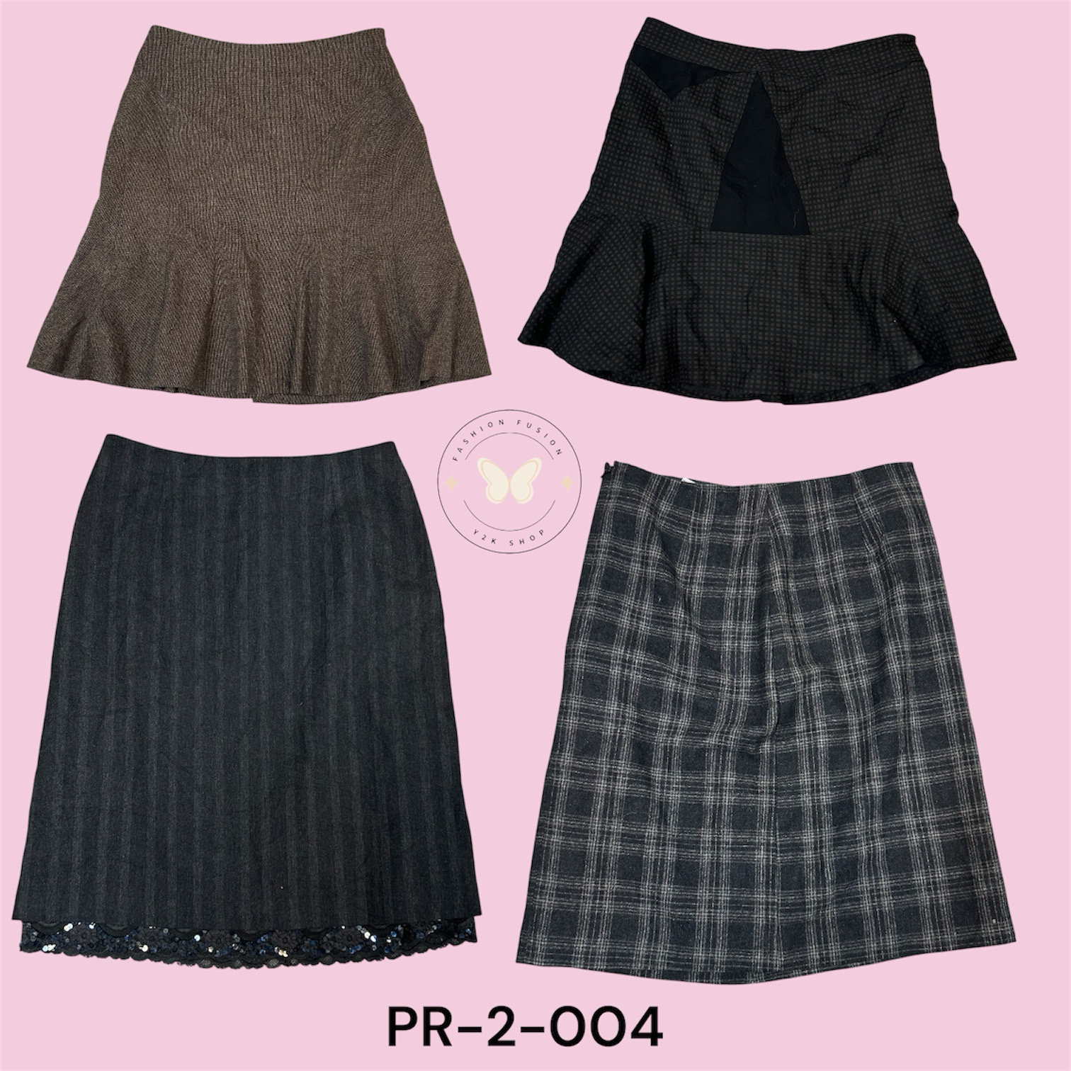 Women’s Premium Wool A-Line Skirt – Winter Office ..