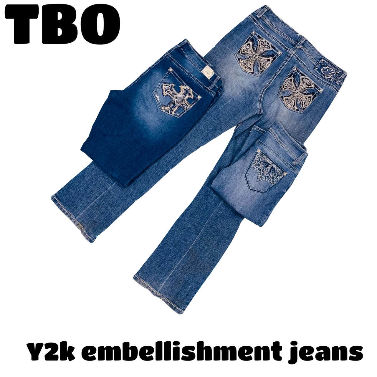 Y2k Verzierungsjeans